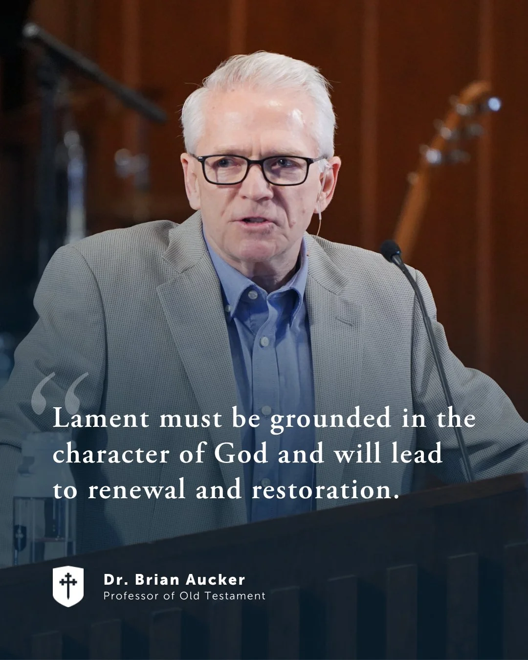 Yesterday marked our annual Service of Lament in Rayburn Chapel. Each year, students, faculty, and staff come together to bring griefs and laments to the Lord and to remember stories of tragedy and loss that have visited the Covenant Seminary communi