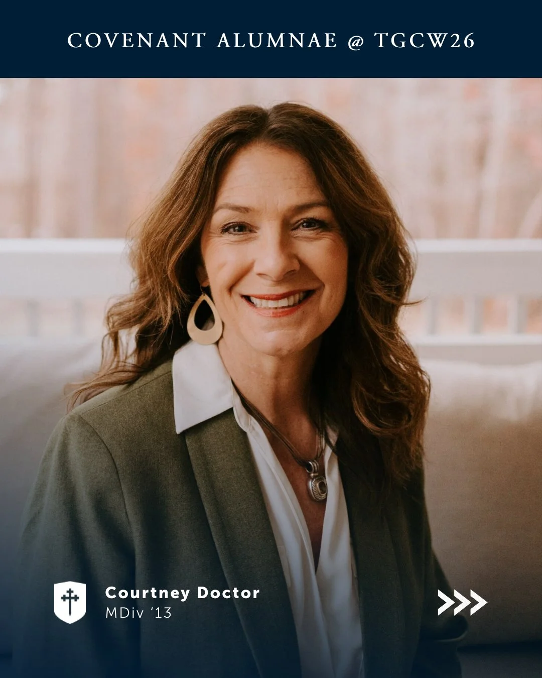 We're excited to be with our friends from @thegospelcoalition at #TGCW26 this summer! Several Covenant Seminary alumnae will be serving as keynote or breakout speakers at the conference, including @courtneycdoctor, Christine Gordon, Vanessa Hawkins, 