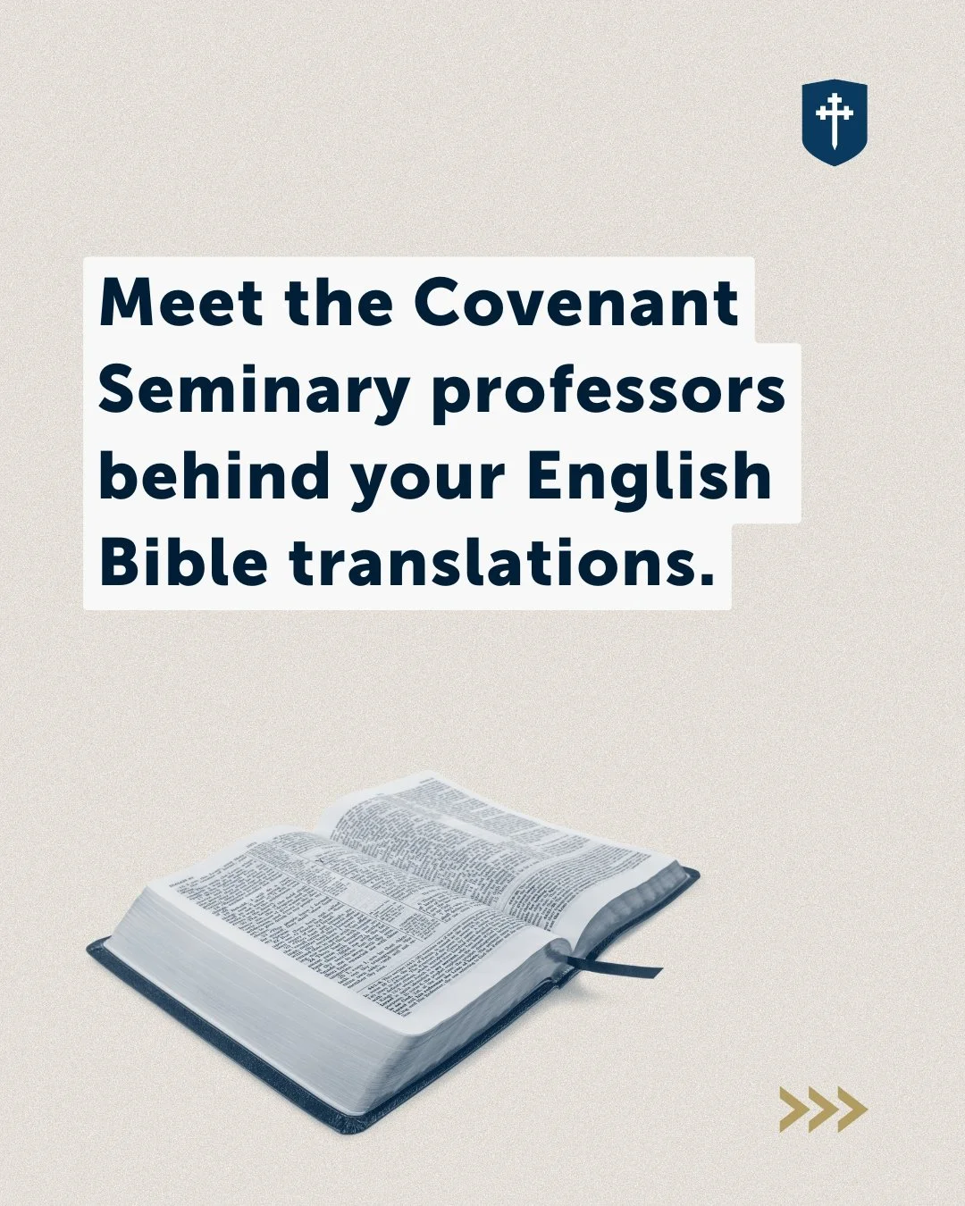 Behind every faithful Bible translation is decades of careful scholarship shaped by love for God and his people. You may not know that Covenant Seminary professors have been part of this work for nearly 70 years, serving the global church by helping 