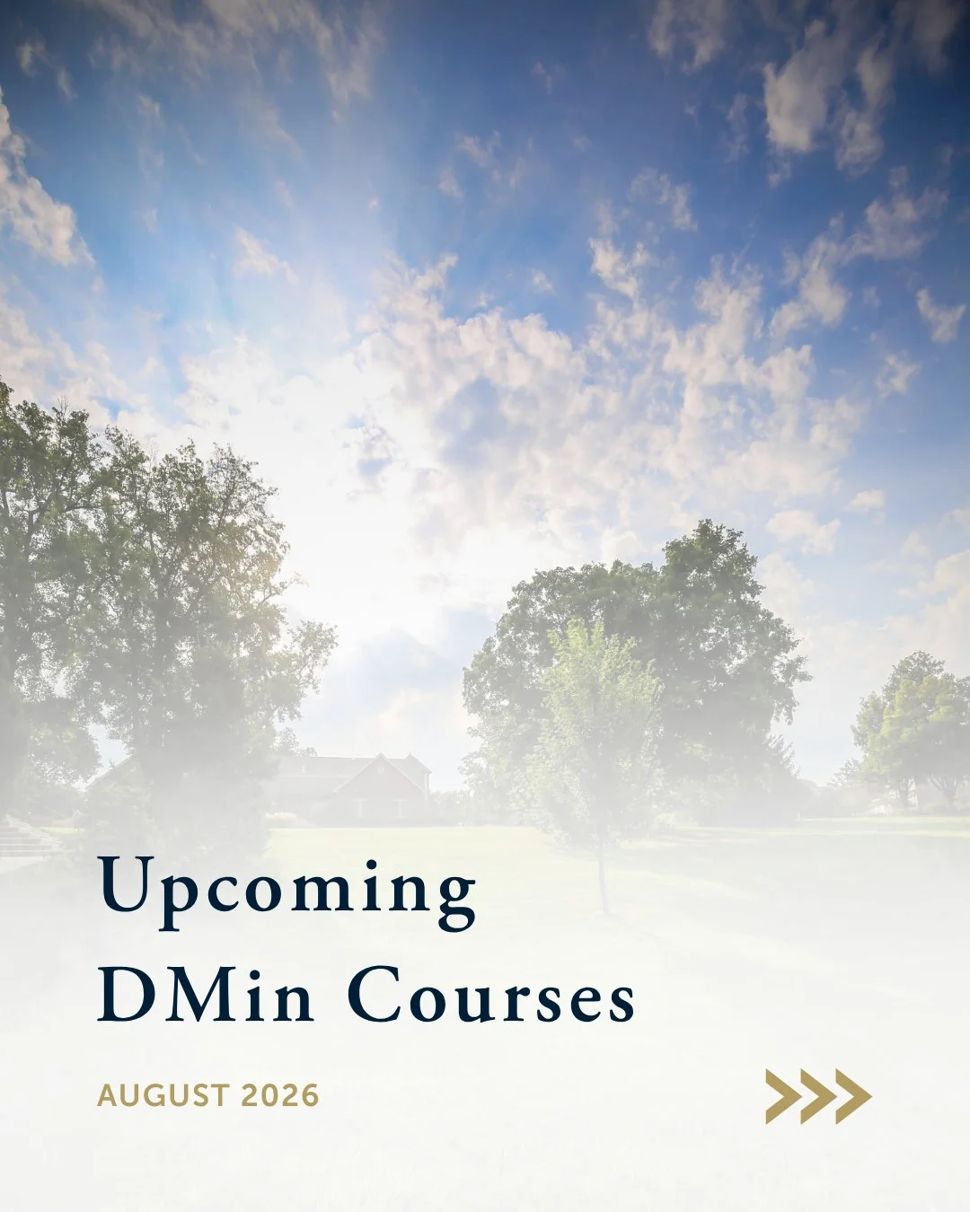 Dr. Damein Schitter, Senior Pastor of New City Orlando (PCA), will teach an August 2026 DMin course: "Vocationally Healthy Spirituality."
ㅤ
This course focuses on the theology and spirituality of vocation and places special emphasis on the 