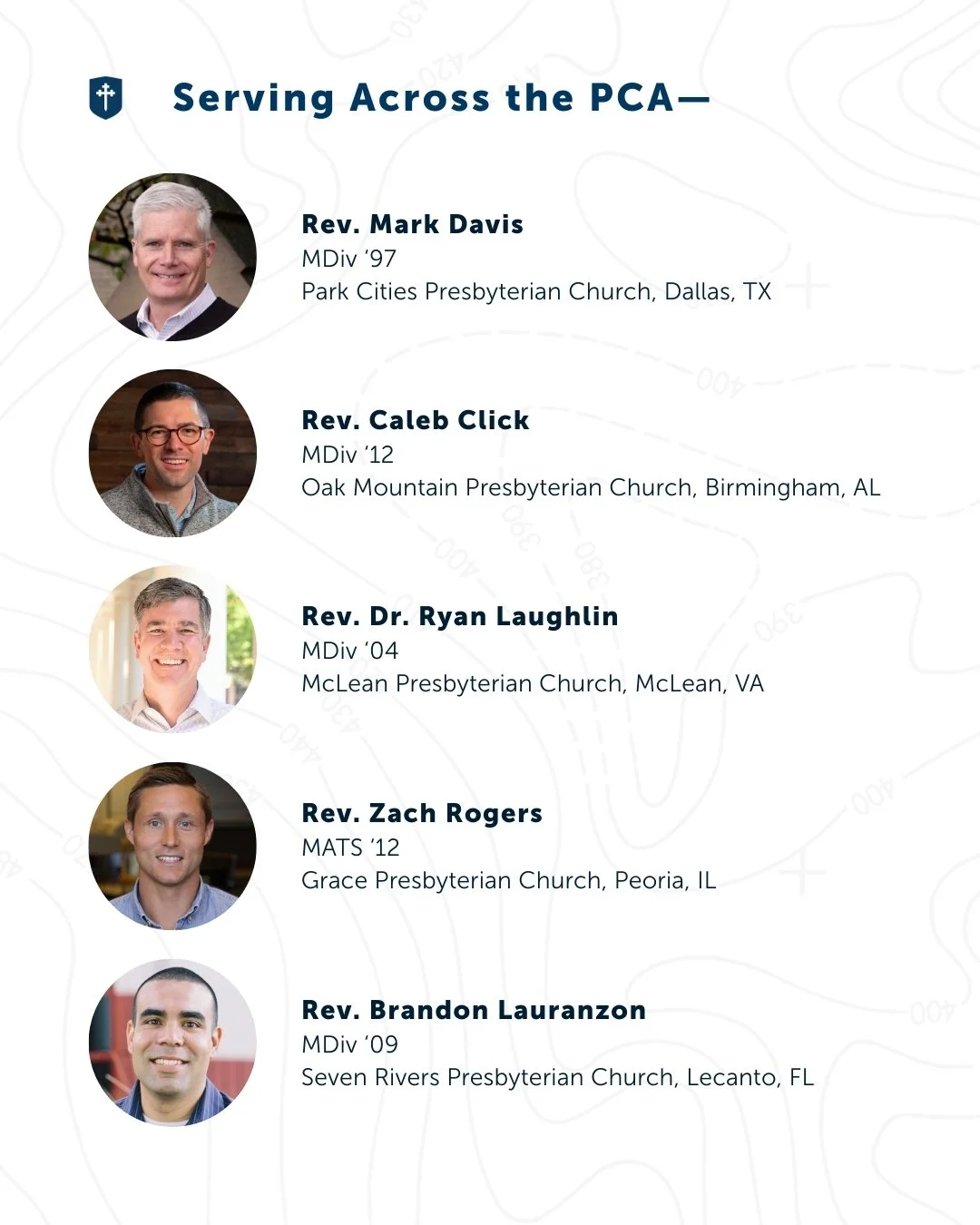 Across the PCA, Covenant Seminary graduates serve congregations of every size, including some of our denomination's largest. In ministry contexts large and small, their passion is to pursue the ordinary faithfulness of shepherding Christ's people.
ㅤ
