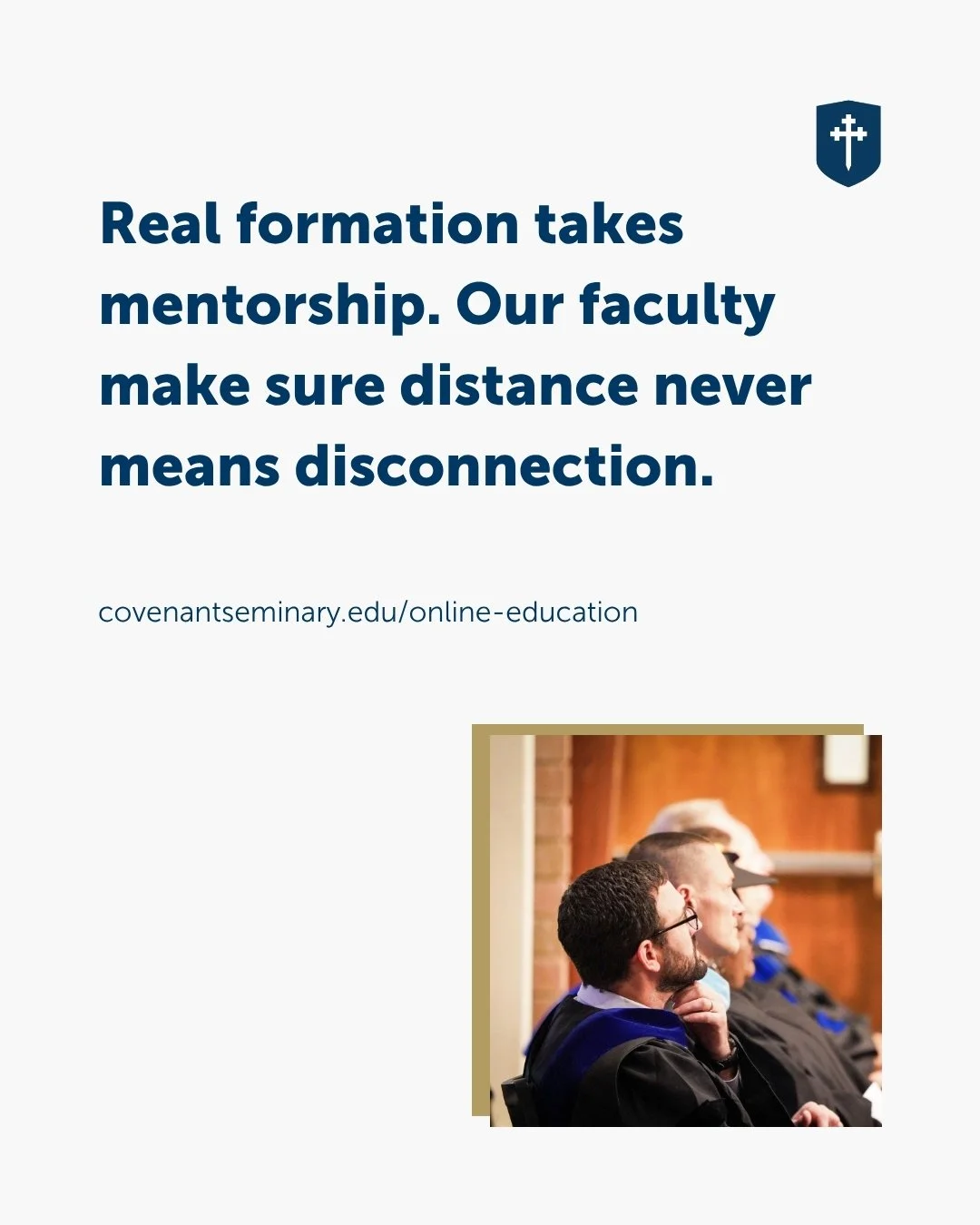Real formation happens in relationship.
ㅤ
This is one of the animating principles of our educational philosophy. The relationship between students and professors is not an optional add-on to the content of theological education. Rather, it is what ac