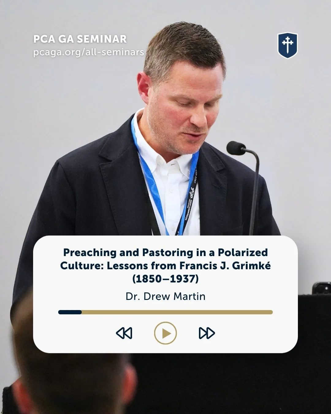 In an age of cultural confusion and moral drift, Francis J. Grimk&eacute; (1850&ndash;1937) offers enduring wisdom for pastors and elders committed to faithful shepherding and confessional integrity.
ㅤ
This #PCAGA seminar given by Associate Professor
