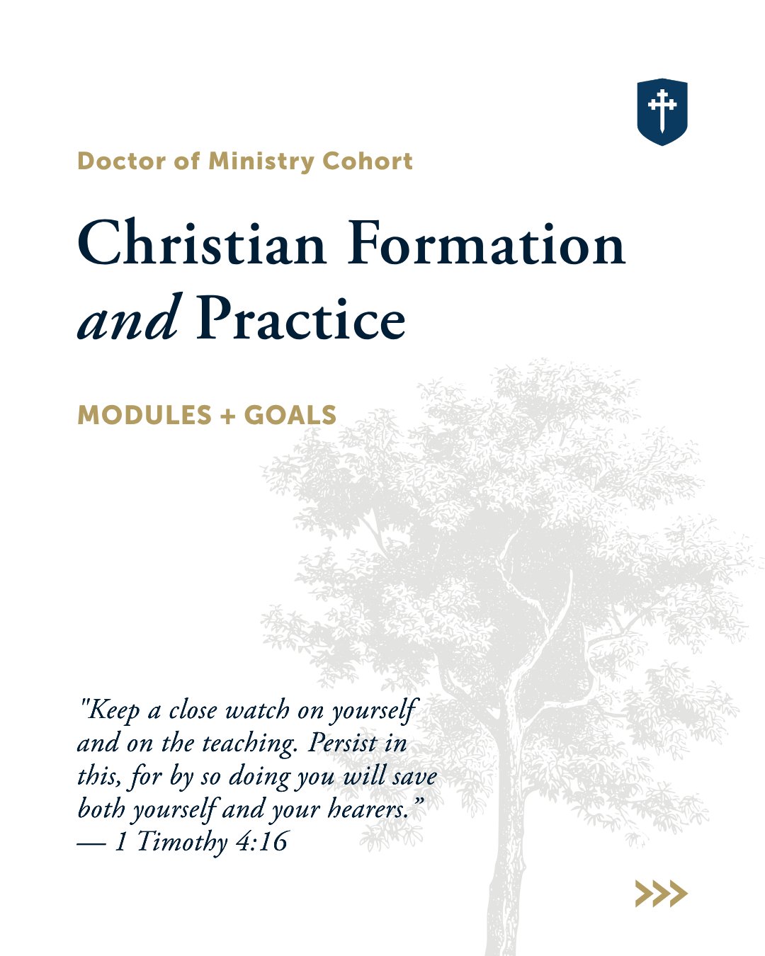 Your spiritual formation is a baseline for your ministry.
ㅤ
Covenant Seminary's 𝘊𝘩𝘳𝘪𝘴𝘵𝘪𝘢𝘯 𝘍𝘰𝘳𝘮𝘢𝘵𝘪𝘰𝘯 𝘢𝘯𝘥 𝘗𝘳𝘢𝘤𝘵𝘪𝘤𝘦 DMin cohort begins January 2027. Across six modules, you'll explore identity in Christ, spiritual discipline