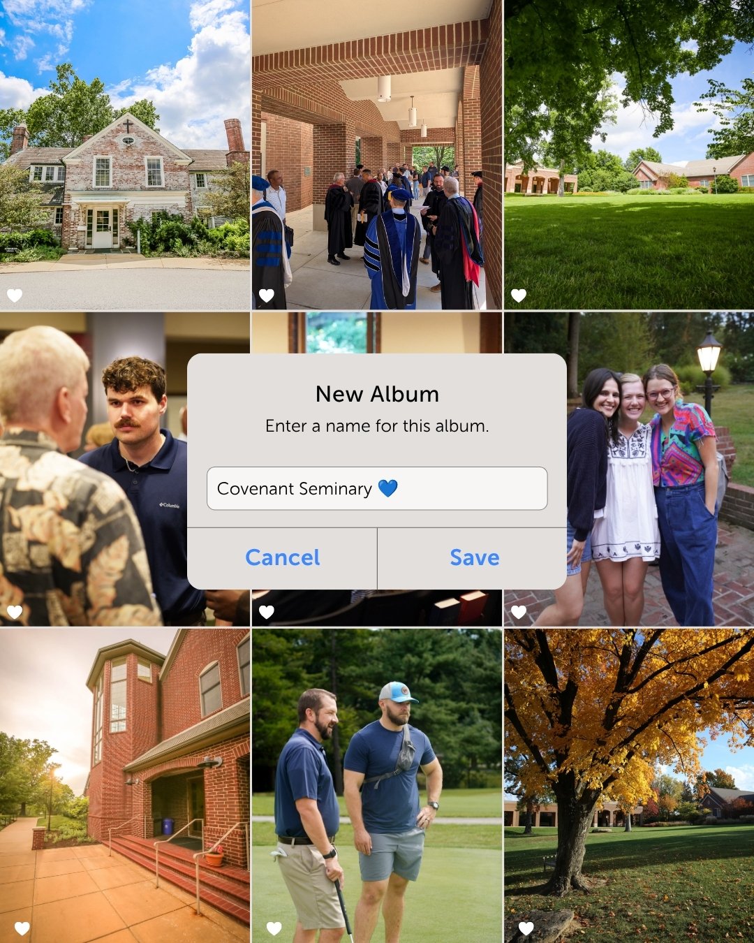 A few weeks into seminary and your camera roll already looks like this. 📸
ㅤ
#CovenantSeminary #SeminaryLife #Community