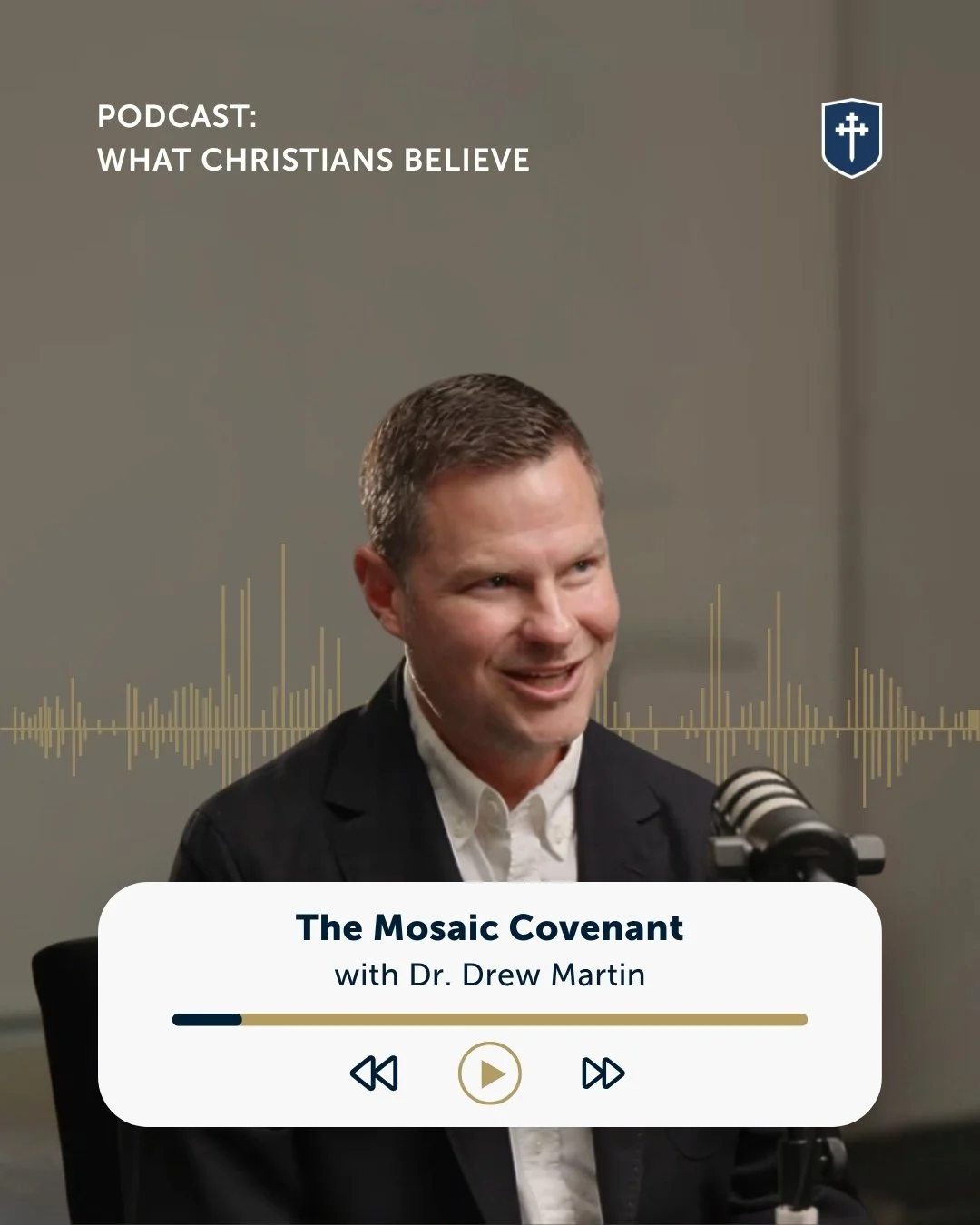 Associate Professor of Systematic Theology Dr. Drew Martin was recently featured on the "What Christians Believe" podcast, joining host Derek Rishmawy to talk about the Mosaic Covenant and its implications for believers today.
ㅤ
Their conve