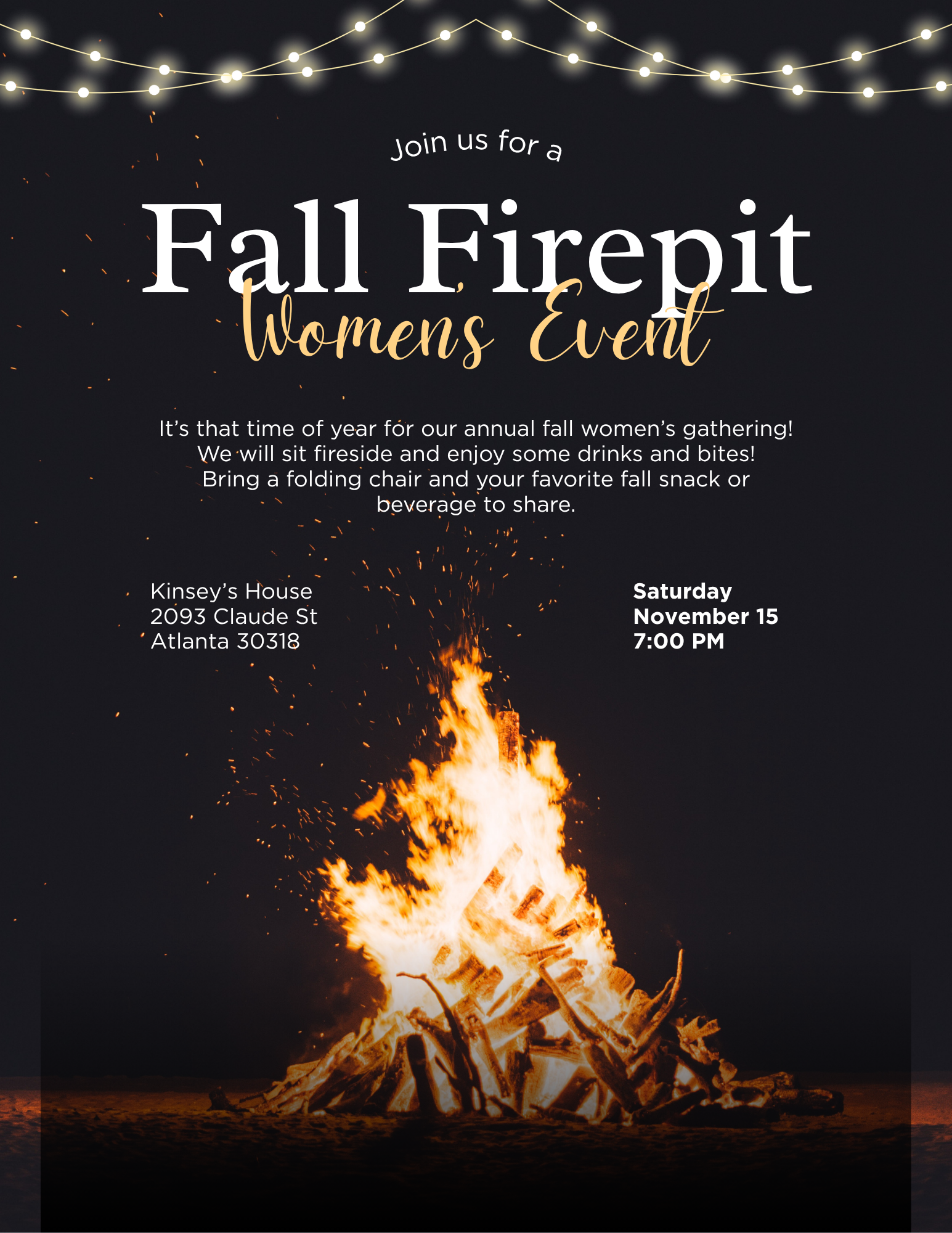 Women's Event - Fall Firepit 