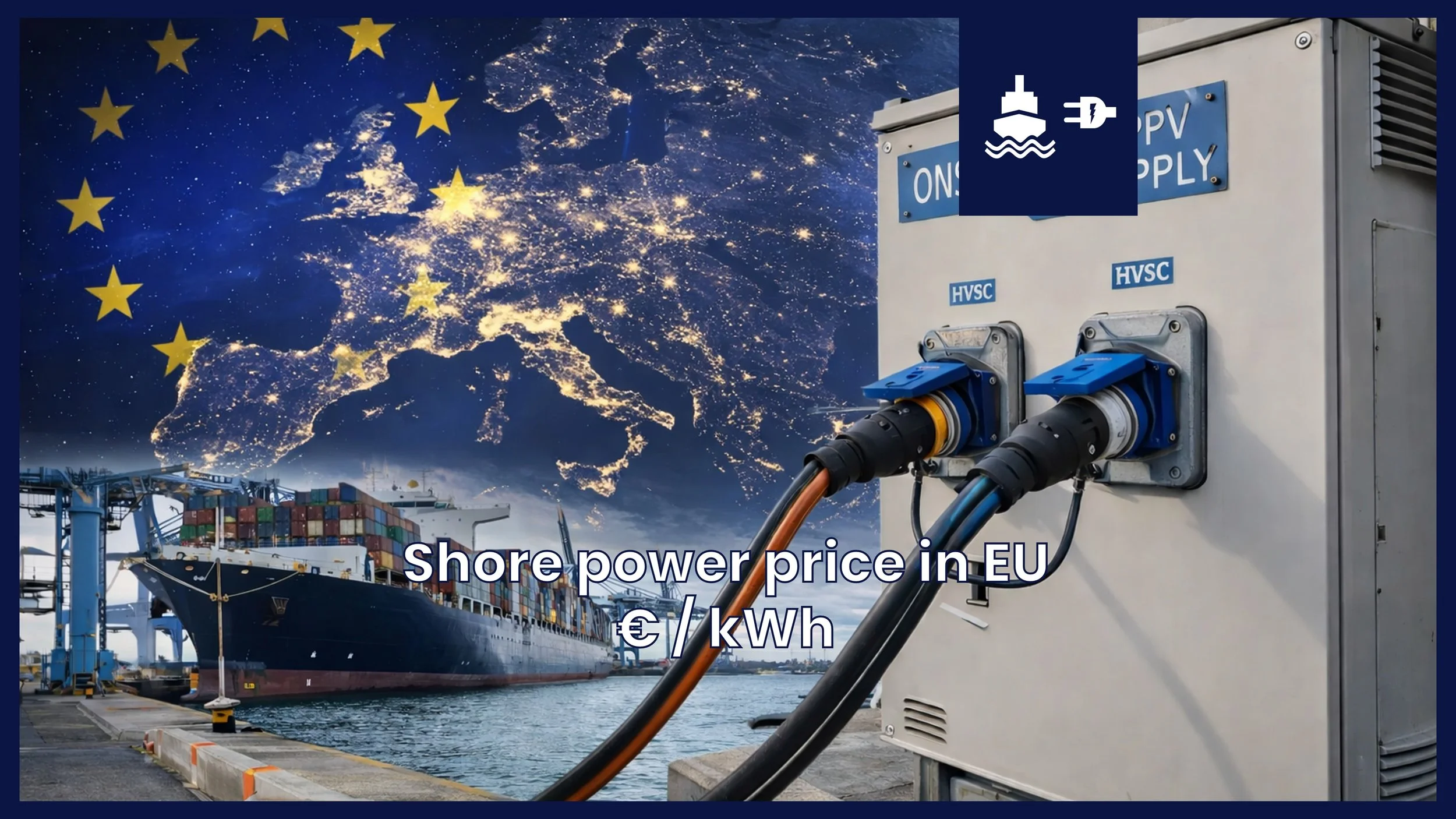 Shore Power (OPS) price per kWh in EU