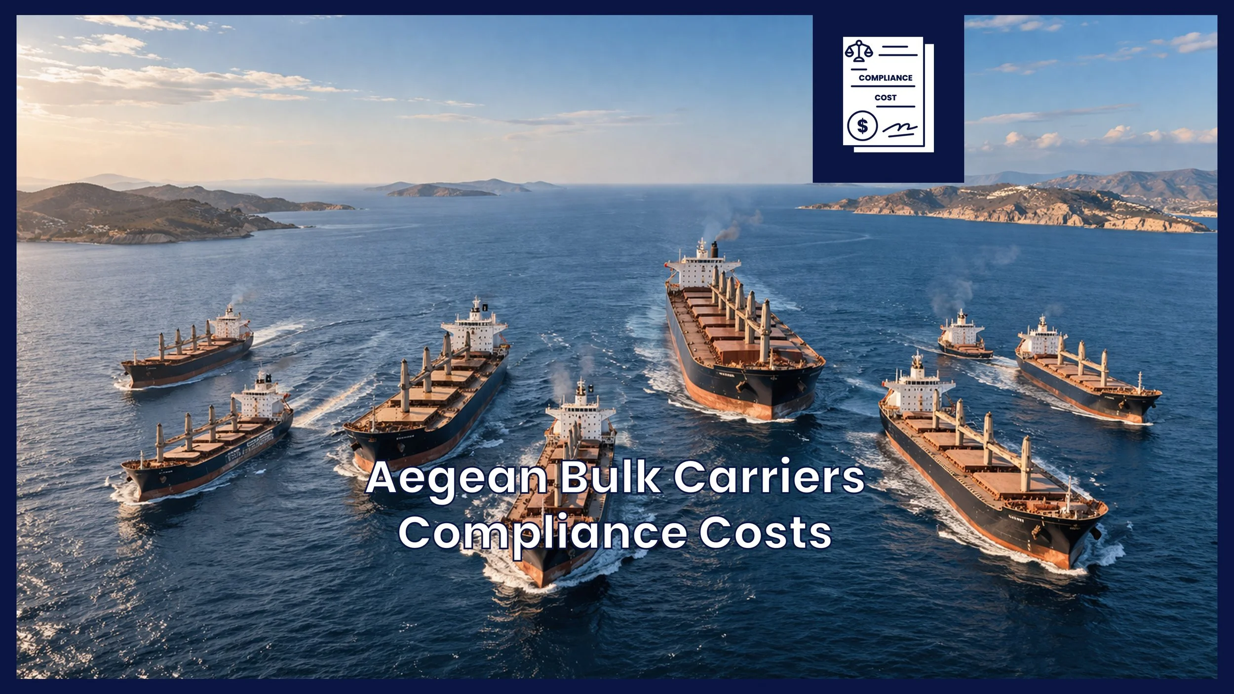 Compliance exposure costs of a Greek Dry Bulk fleet until 2050