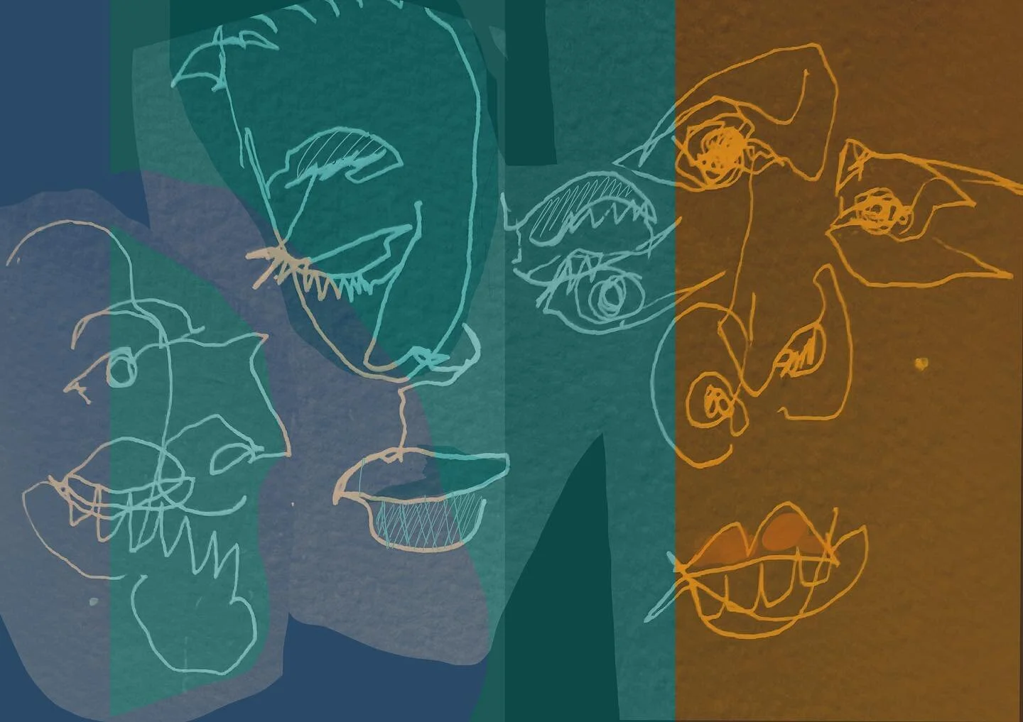 All eyes. 
-
#blinddrawing #cinemadrawing #digitalart #drawnbyhand #drawfromimagination #drawnfrommemory #drawingeachday #drawingaday2022 #illustrationartists #drawinginthedark