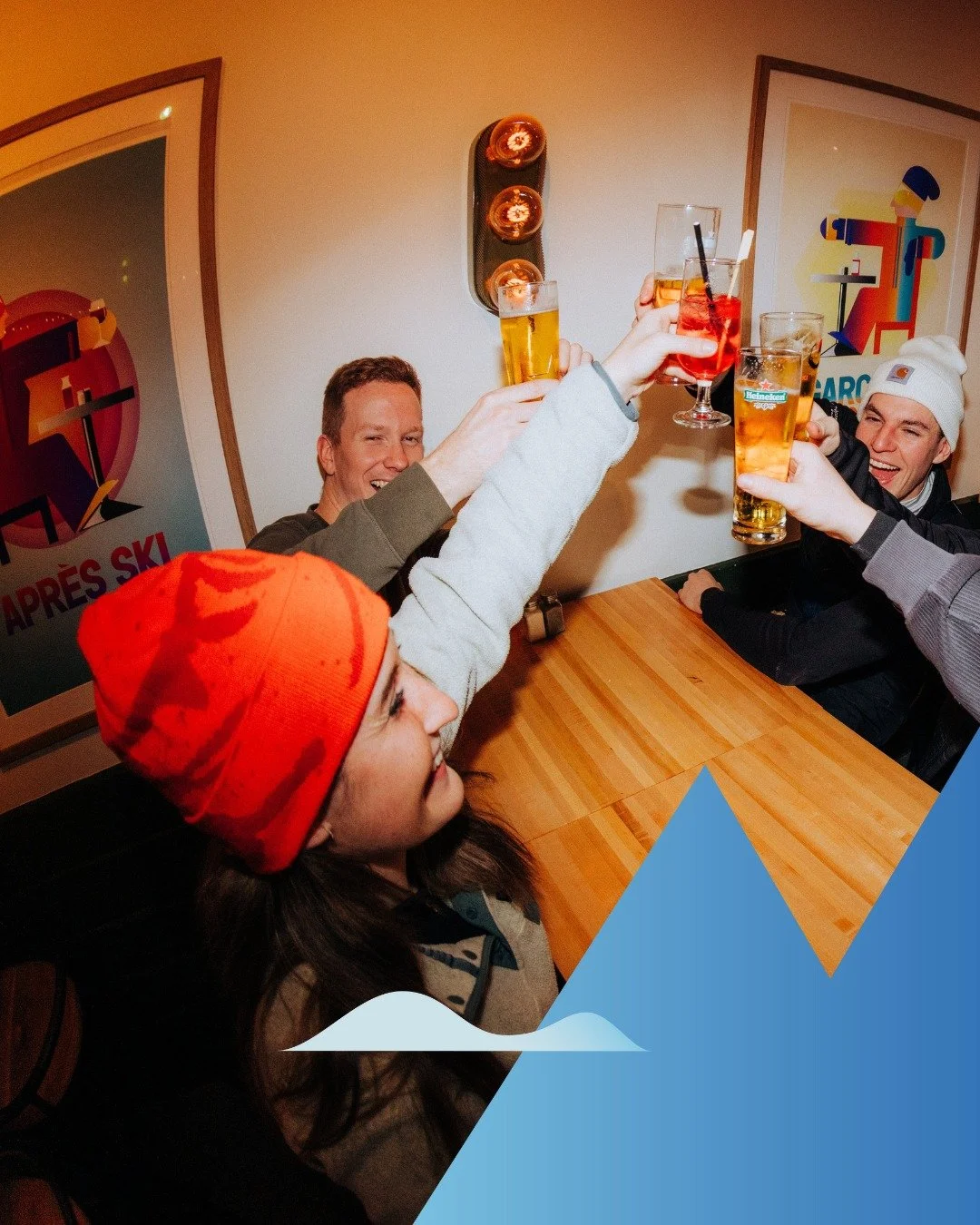 After the effort, the reward 😌❄️

Registration for the Alpine Challenge is FREE and includes an après-ski party, a well-deserved meal with one drink, and a shower of prizes to be won.
