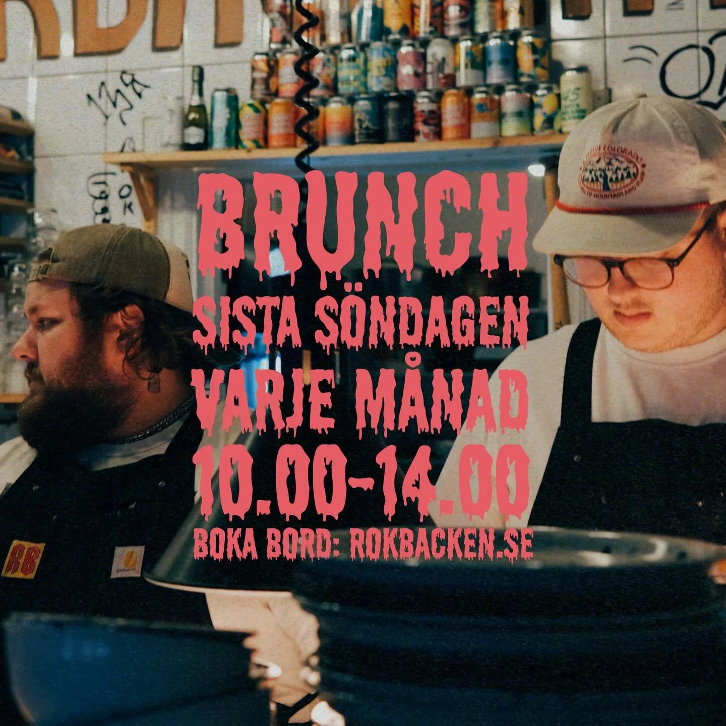 HOLY MOLY!

Det &auml;r helt korrekt - dina sm&aring; pliriga &ouml;gon sviker dig ej. Sista s&ouml;ndagen varje m&aring;nad blir det r&ouml;kisbrunch p&aring; &Aring;sgatan.

Meny kommer variera lite fr&aring;n g&aring;ng till g&aring;ng. H&aring;ll