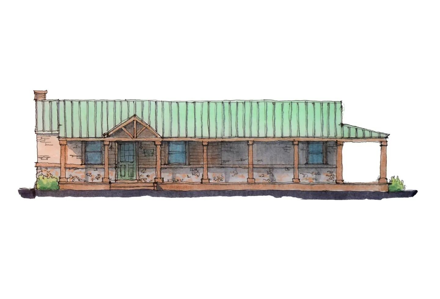 We are working with Mt. Aetna Retreat Center to breath new life into the main office as part of a wider project to update the campus with a unified identity. 

#architecture #renovate #rendering #elevation #facade #sketch #cabin