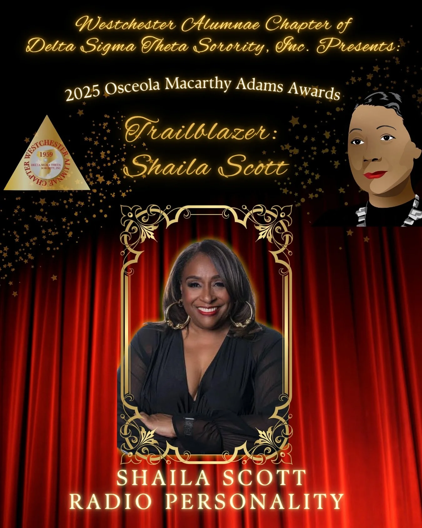 Today we shine a light on our Trailblazer honoree, Shaila Scott @shailakiss. Her voice has carried truth, music and connection across the airwaves for decades. She has been a trusted presence in New York radio and continues to uplift our community wi