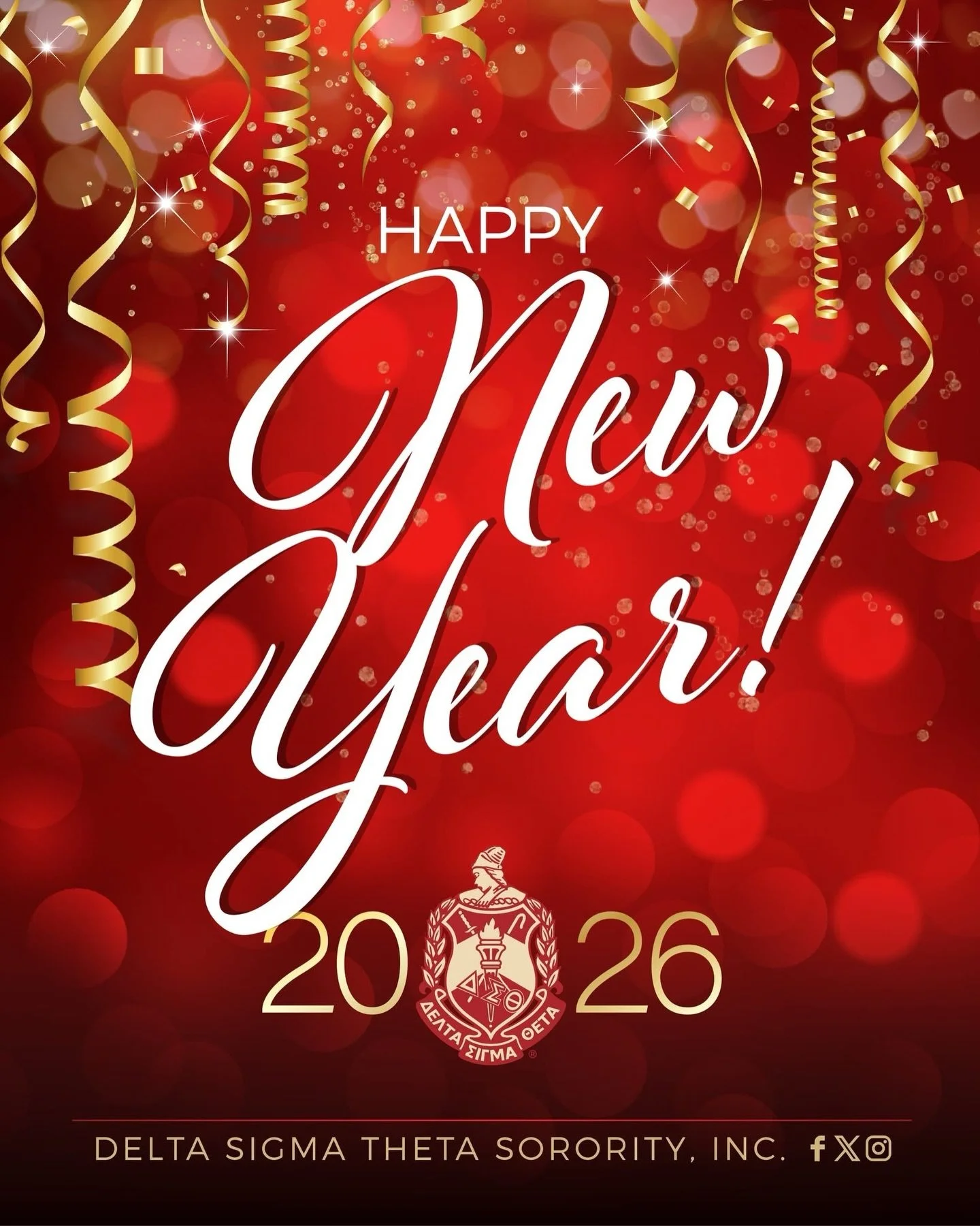 Happy New Year from the Westchester Alumnae Chapter of Delta Sigma Theta Sorority, Incorporated!

Wishing our sorors, partners, and friends a year filled with prosperity, peace, and purpose.

#DSTWAC #WestchesterDeltas #DST1913 #OneDeltaOneMission