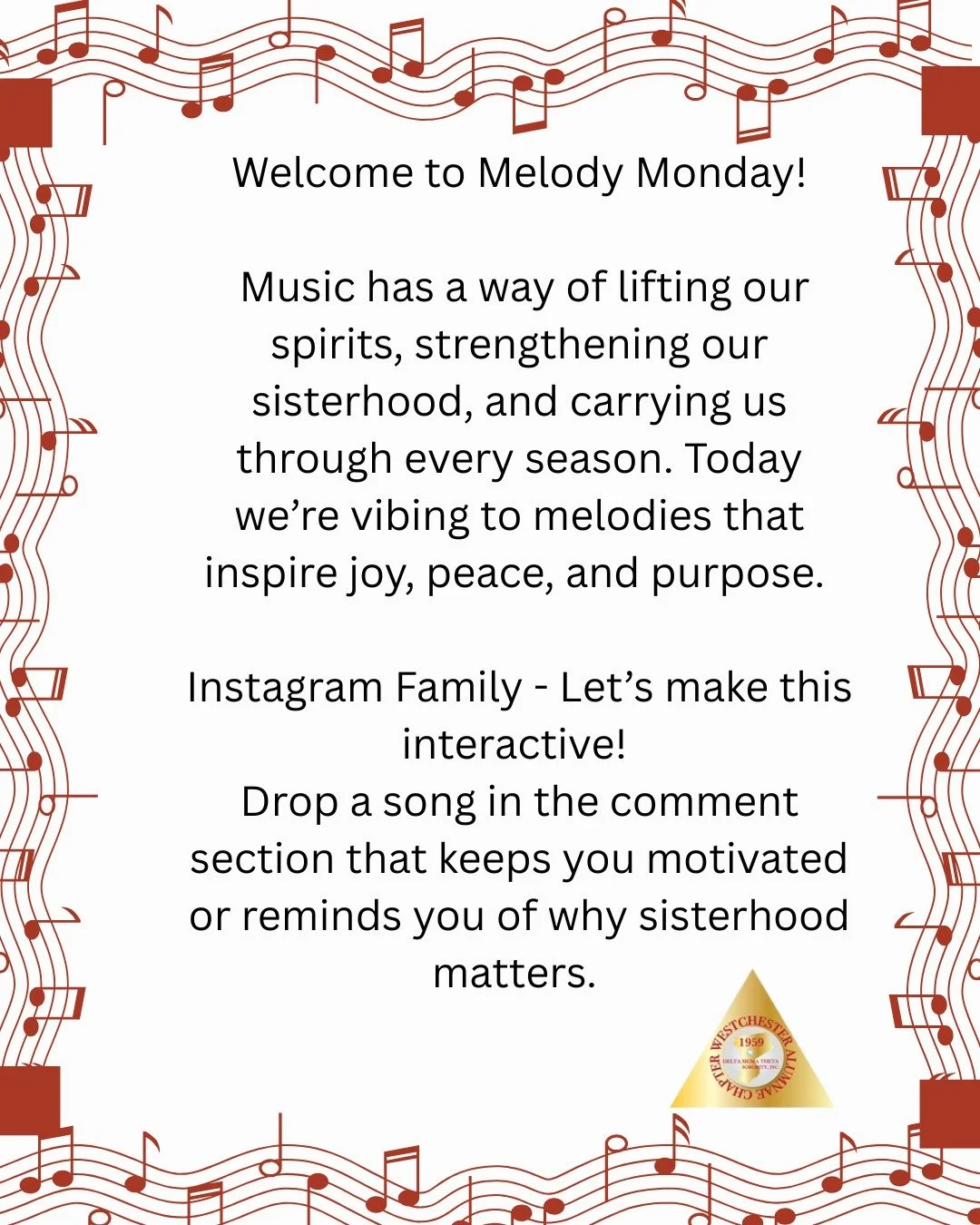 #ERMelodyMonday
#LoveMySisterWeek
#DST1913
#westchesteralumnaechapter
@easternregdst 
@dstinc1913