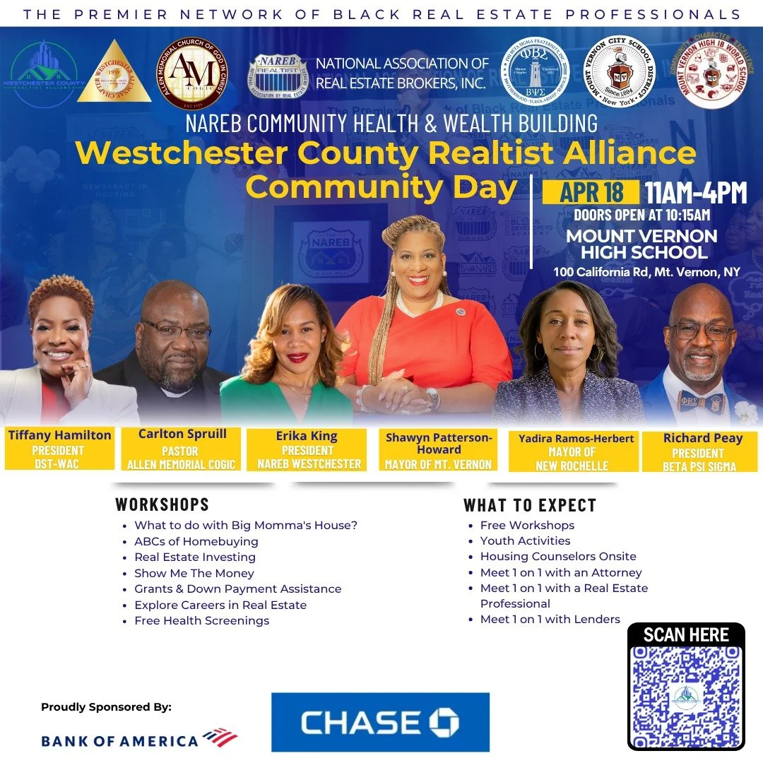 🎉We are pleased to partner again for the 3rd Annual National Association of Realtors Black Wealth Tour, taking place at Mount Vernon High School (100 California Road) on Saturday, April 18 from 11 AM &ndash; 4 PM. Join us for an impactful day filled