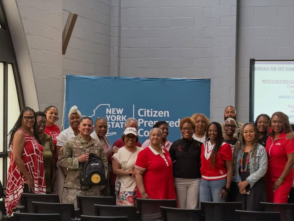 Disasters don&rsquo;t plan, but we can.

On Saturday, the Westchester Alumnae Chapter&rsquo;s Emergency Response Team (ERT) Committee hosted a Community Preparedness Workshop in Mount Vernon in partnership with the U.S. Department of Homeland Securit