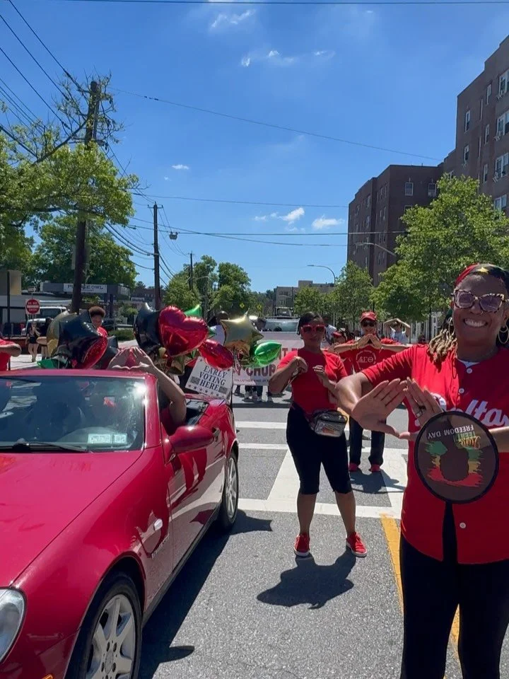 On Saturday, members of Westchester Alumnae proudly joined fellow community-based organizations in the City of White Plains Juneteenth Parade, celebrating freedom, community, and the power of civic engagement.

As we marched through the streets, we s