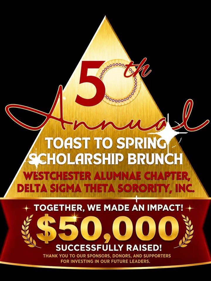Called for impact and honored to serve. With your support we raised more than $50,000  for scholarships through our Dollars for Scholars Campaign! 

Every dollar supports the academic futures for Black Girls in Westchester County.

#DSTWAC #Westchest