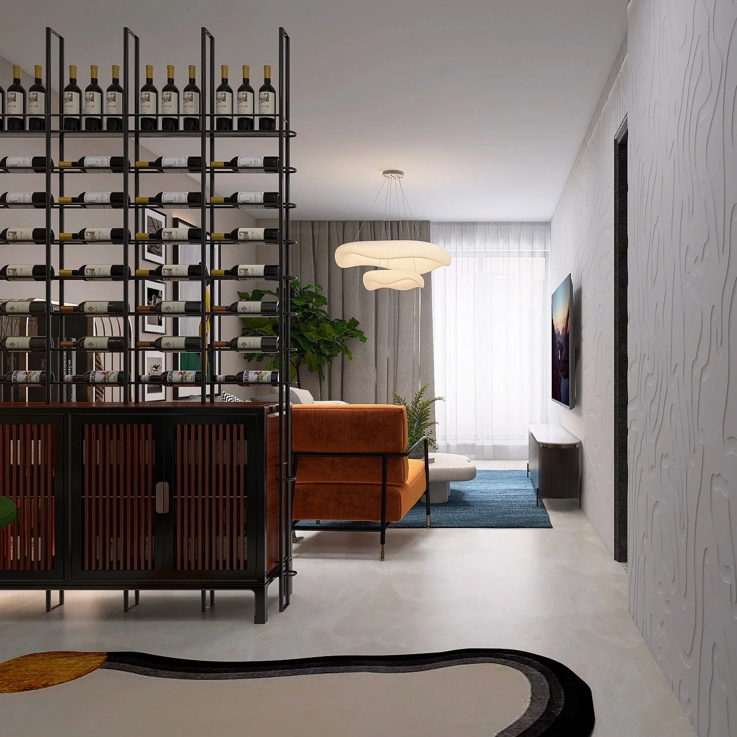 STAY PLAYFUL 
.
.
.
#interiordesign by @rendessance 
#openspacedesign #livingroomdesign #creativedesign #homedesign #homedecor #modernart #organicmodern #housedesign #colourfuldesign #modernliving #mixandmatch #propertydesign #airbnbdesign #housebeau