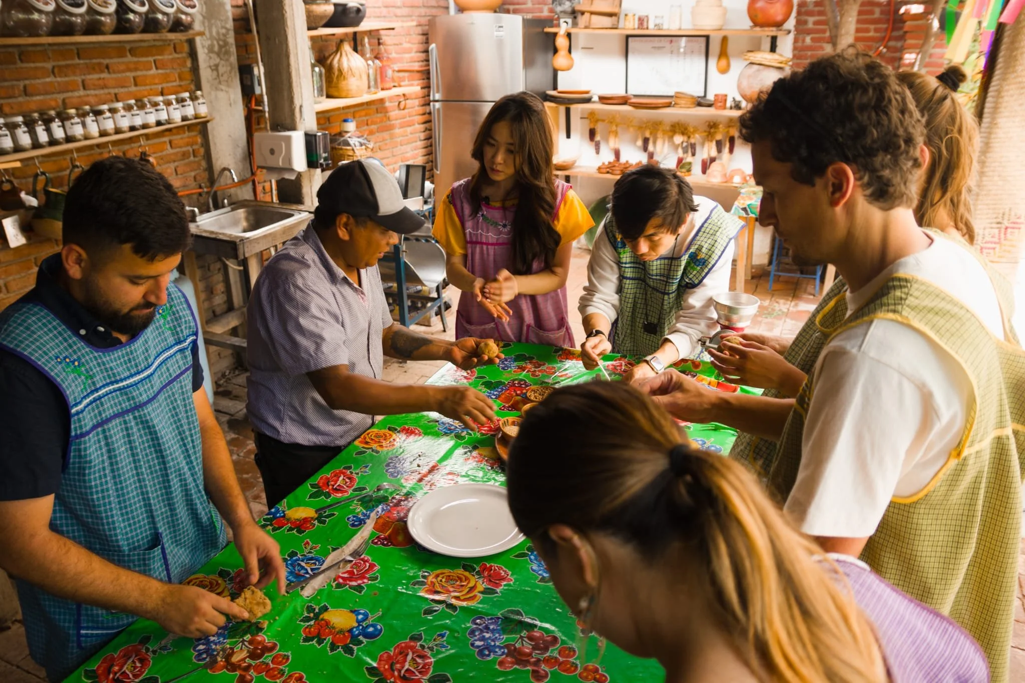 learning how to cook oaxaca dessert 