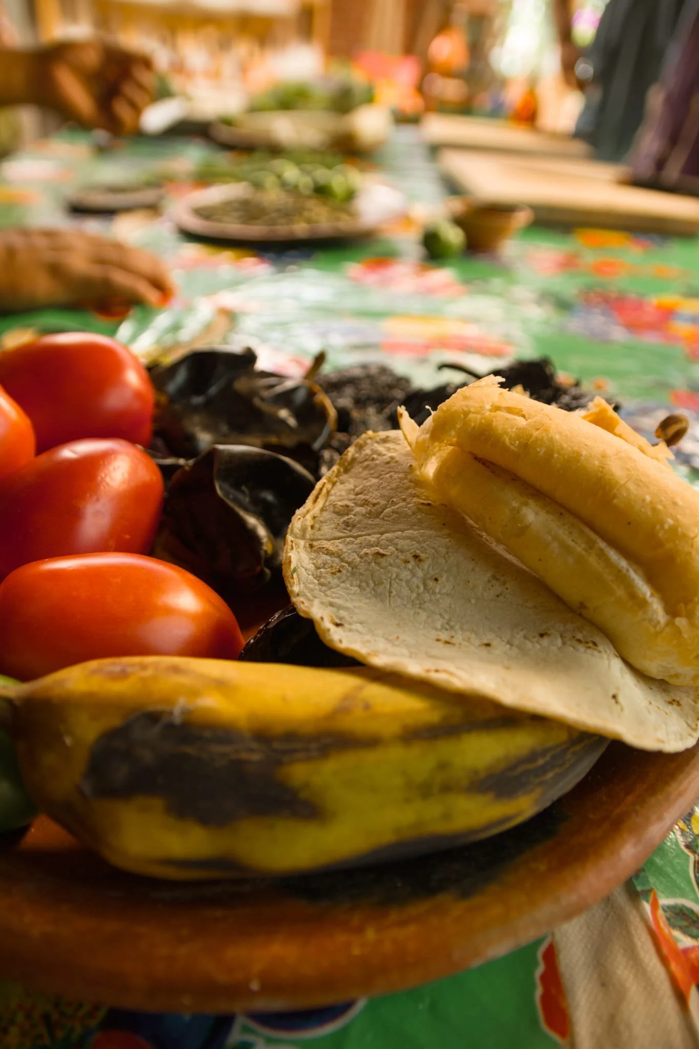 ingredients to prepare oaxaca mole coloradito in a hands-on journey