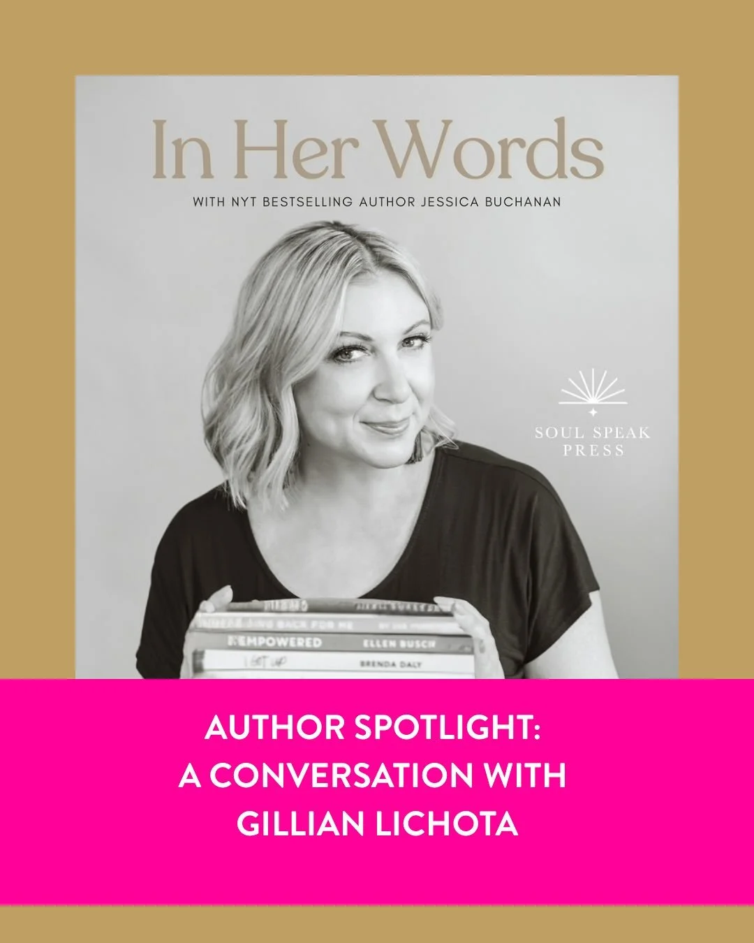 The Podcast Is Live!
 This week, Gillian Lichota, founder of iRise Above and visionary lead author of RISING ABOVE: Our Transformational Journey to Wholeness After Breast Cancer,  had the honor of joining Jess Buchanan on In Her Words to talk about t