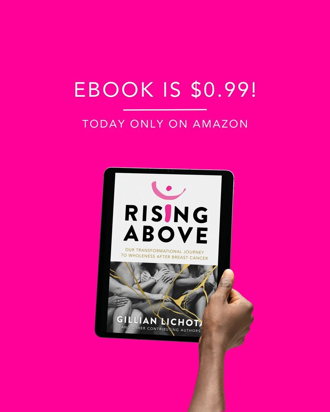 ✨ Launch Day! ✨
 Rising Above: Our Transformational Journey to Wholeness After Breast Cancer is officially out in the world! 💖

This book is a sanctuary of voices &mdash; young women who faced breast cancer in the midst of becoming mothers, building