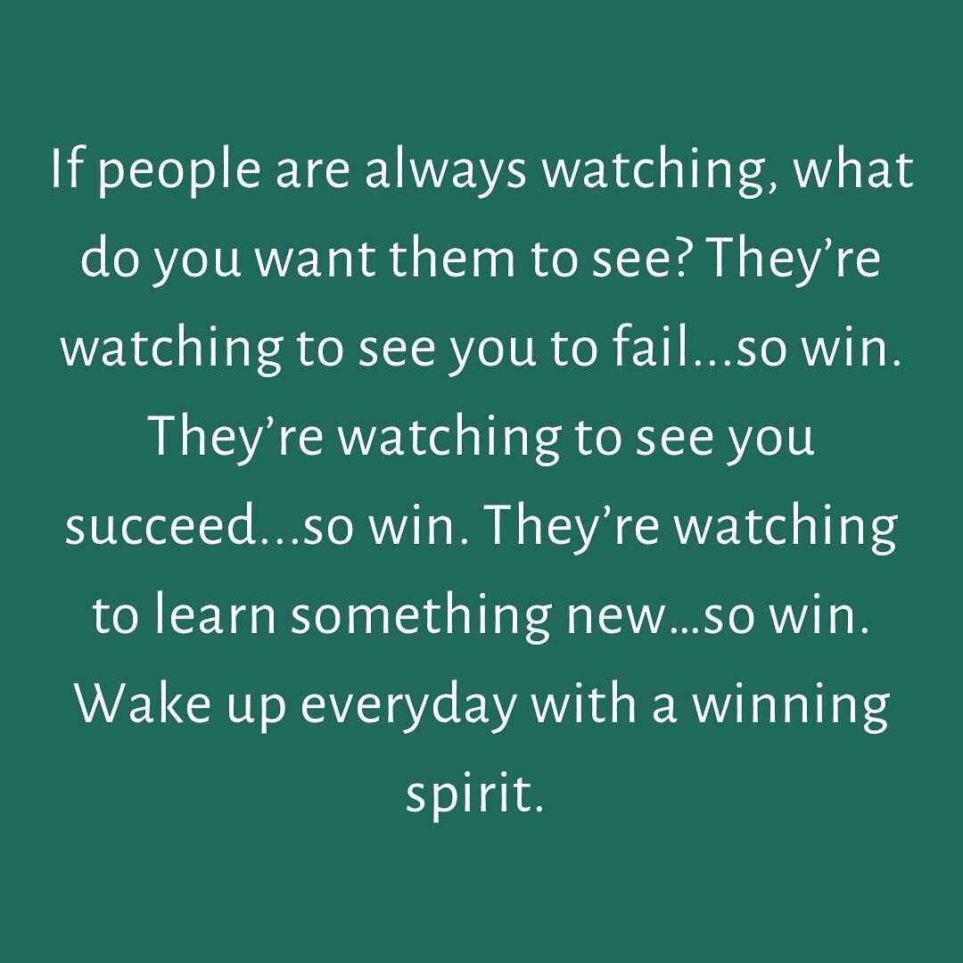 You were never built for defeat #winningwednesday