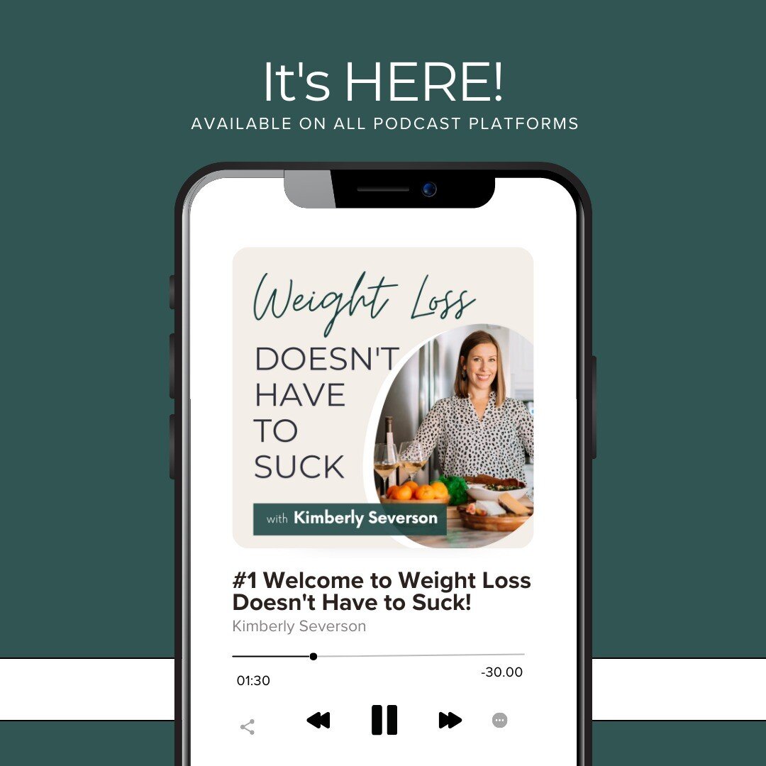 I&rsquo;ve been quiet around here lately because I&rsquo;ve been working on something BIG.

I am SO excited to finally announce the launch of the Weight Loss Doesn't Have to Suck PODCAST!! 🎉💃🍾🪩 

Each week I&rsquo;ll be bringing you all the tools