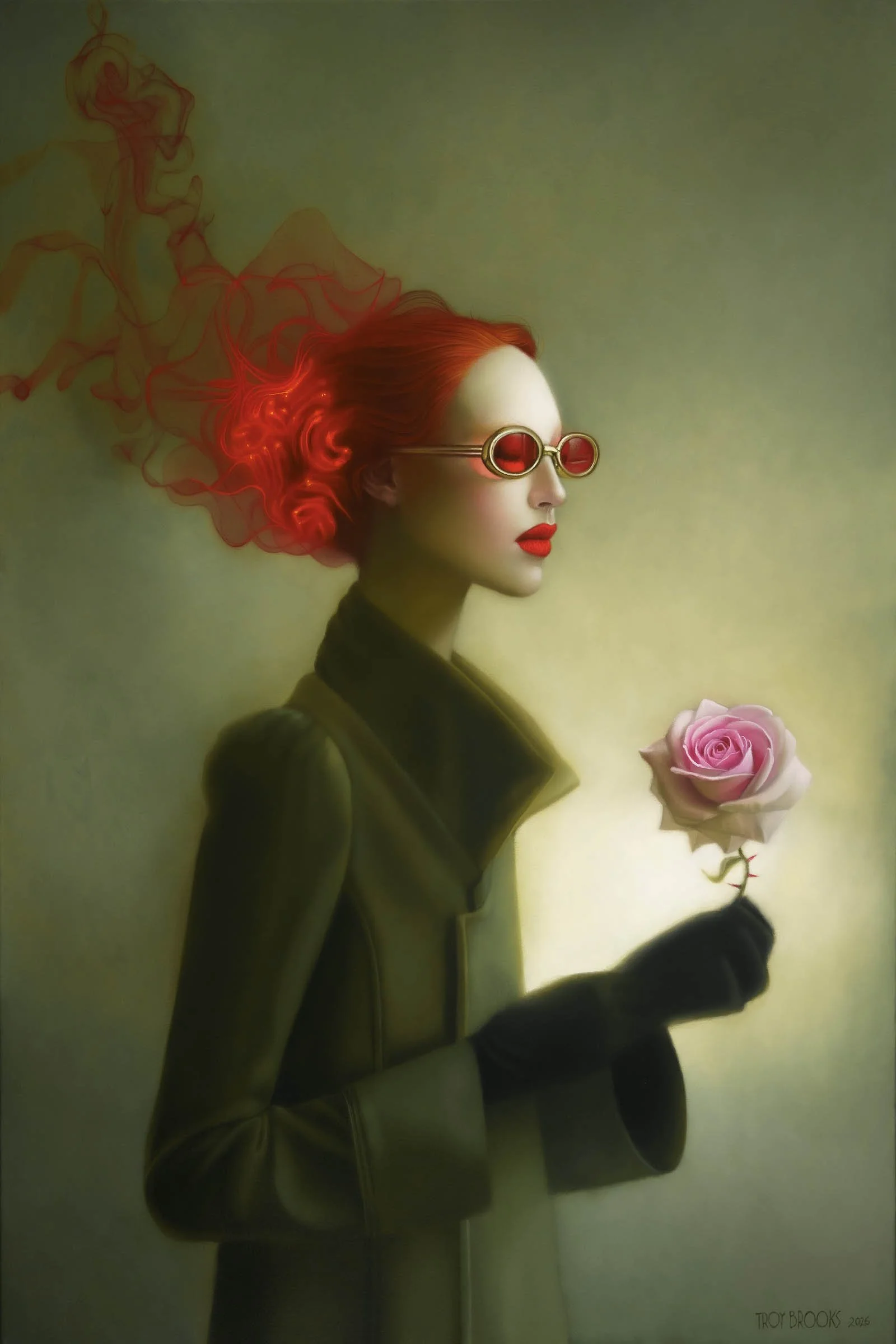 Ashveil - oil on canvas - 24"x36" (Part of a Black Light Gallery exhibition in September 2026)