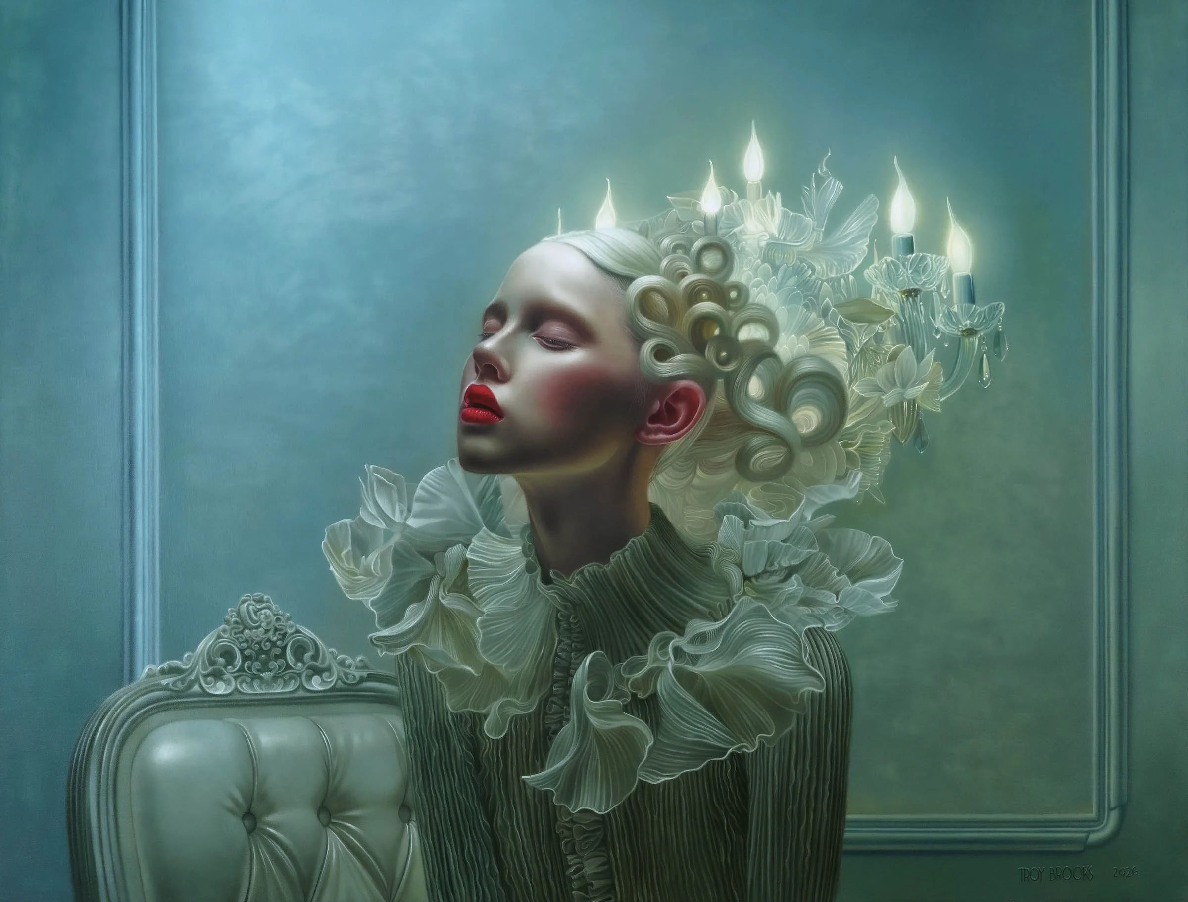 The Immersionist - oil on canvas - 30"x40" (part of Roq La Rue Gallery's exhibition "Phantasmagoria" In October 2026)
