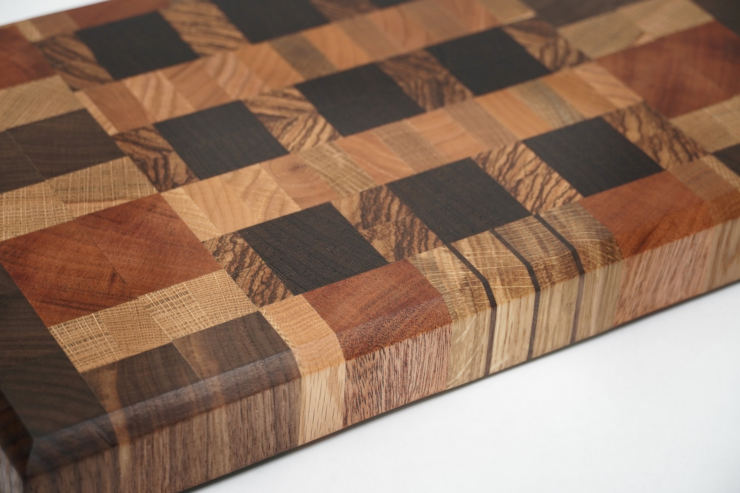 Large end grain cutting board Ash wood — Mast Landing Design