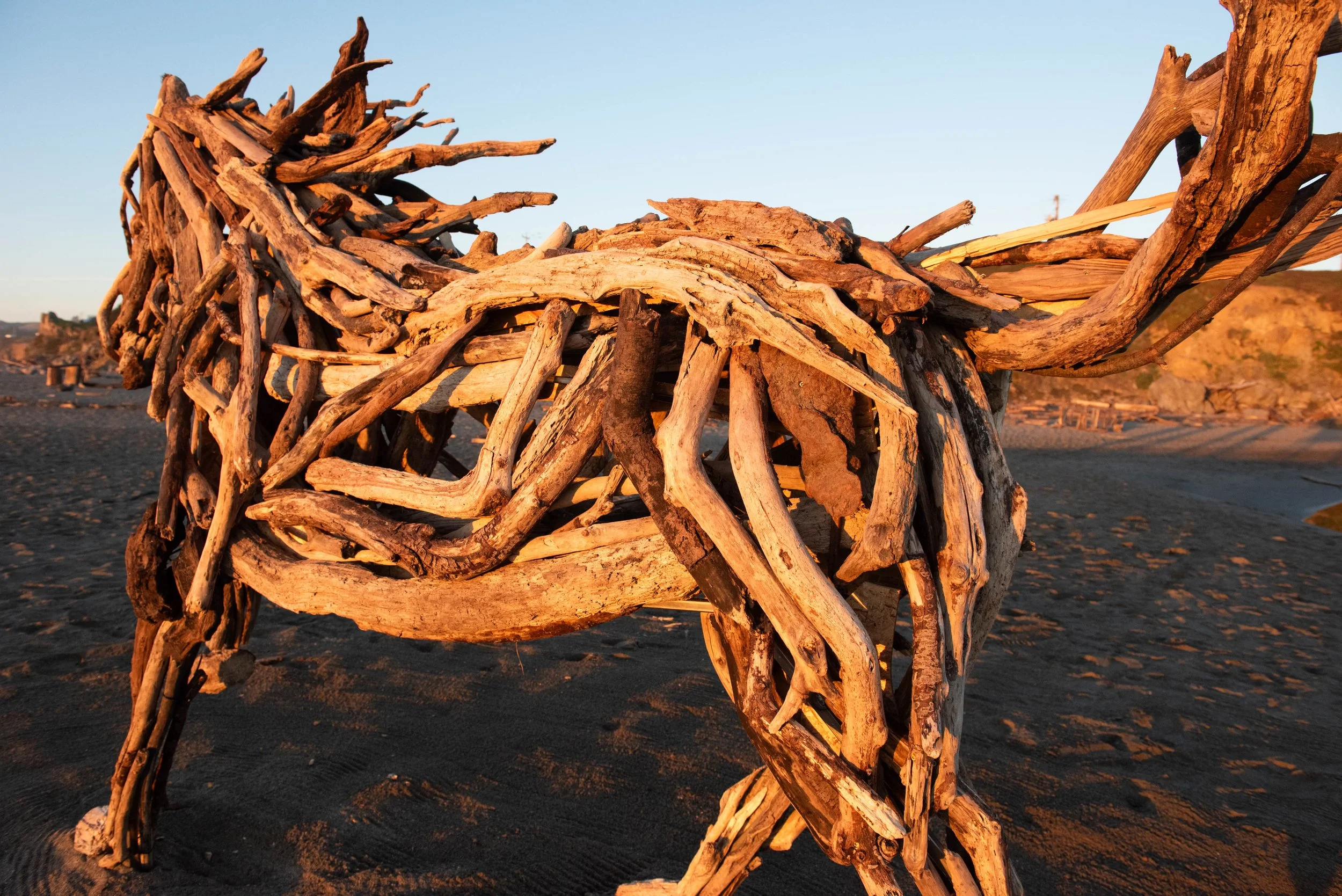 Blake McFarland Driftwood Horse BM sculptures