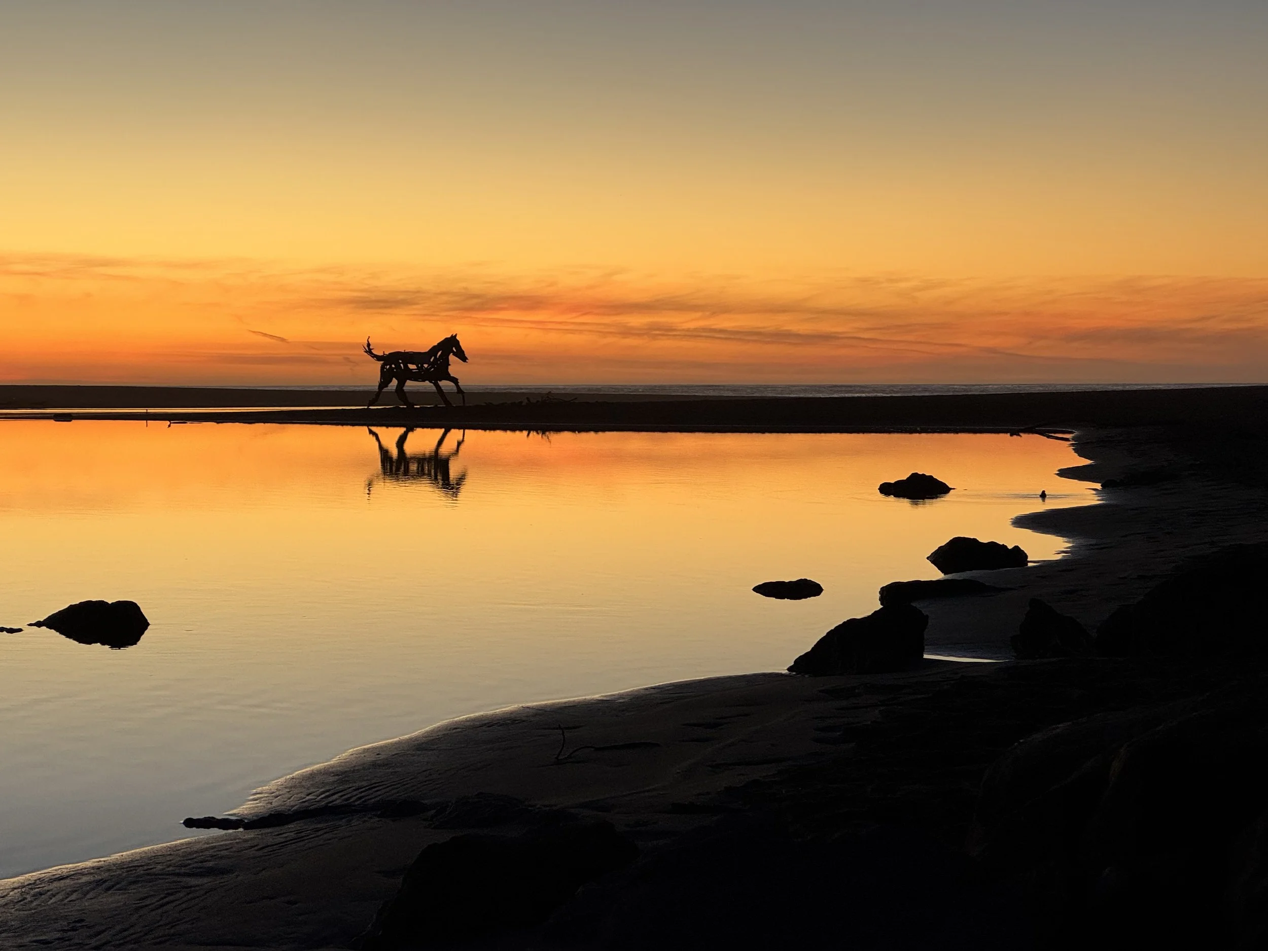 Blake McFarland Driftwood Horse BM sculptures