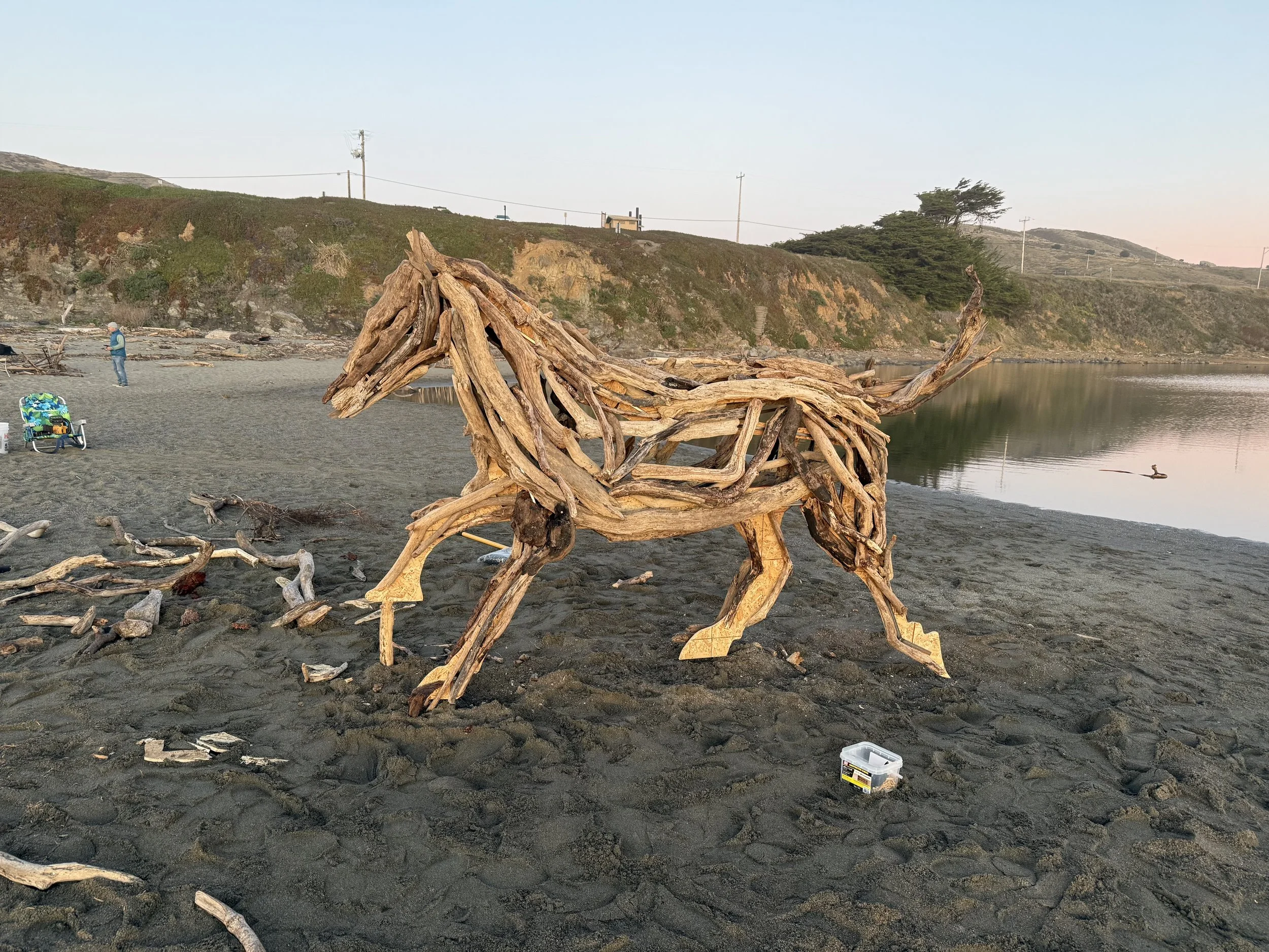 Blake McFarland Driftwood Horse BM sculptures