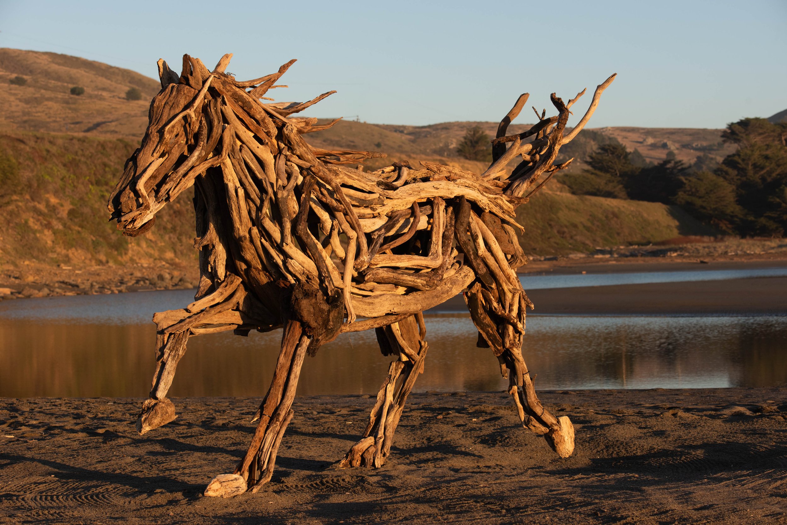 Blake McFarland Driftwood Horse BM sculptures