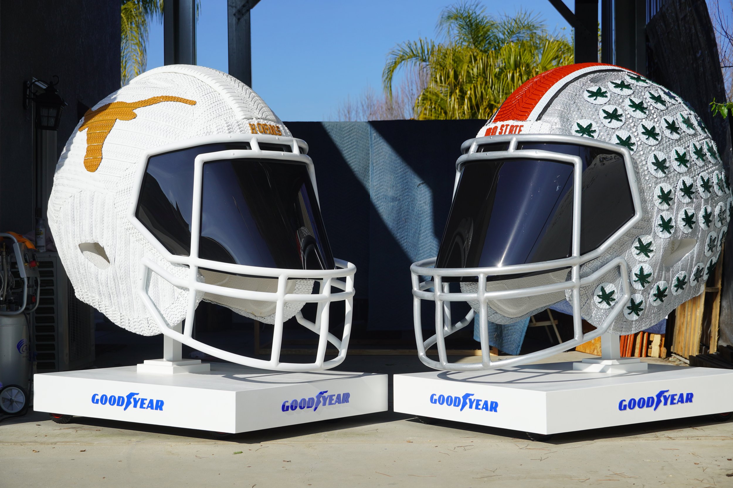Texas, Notre Dame & Ohio State Helmets - SOLD