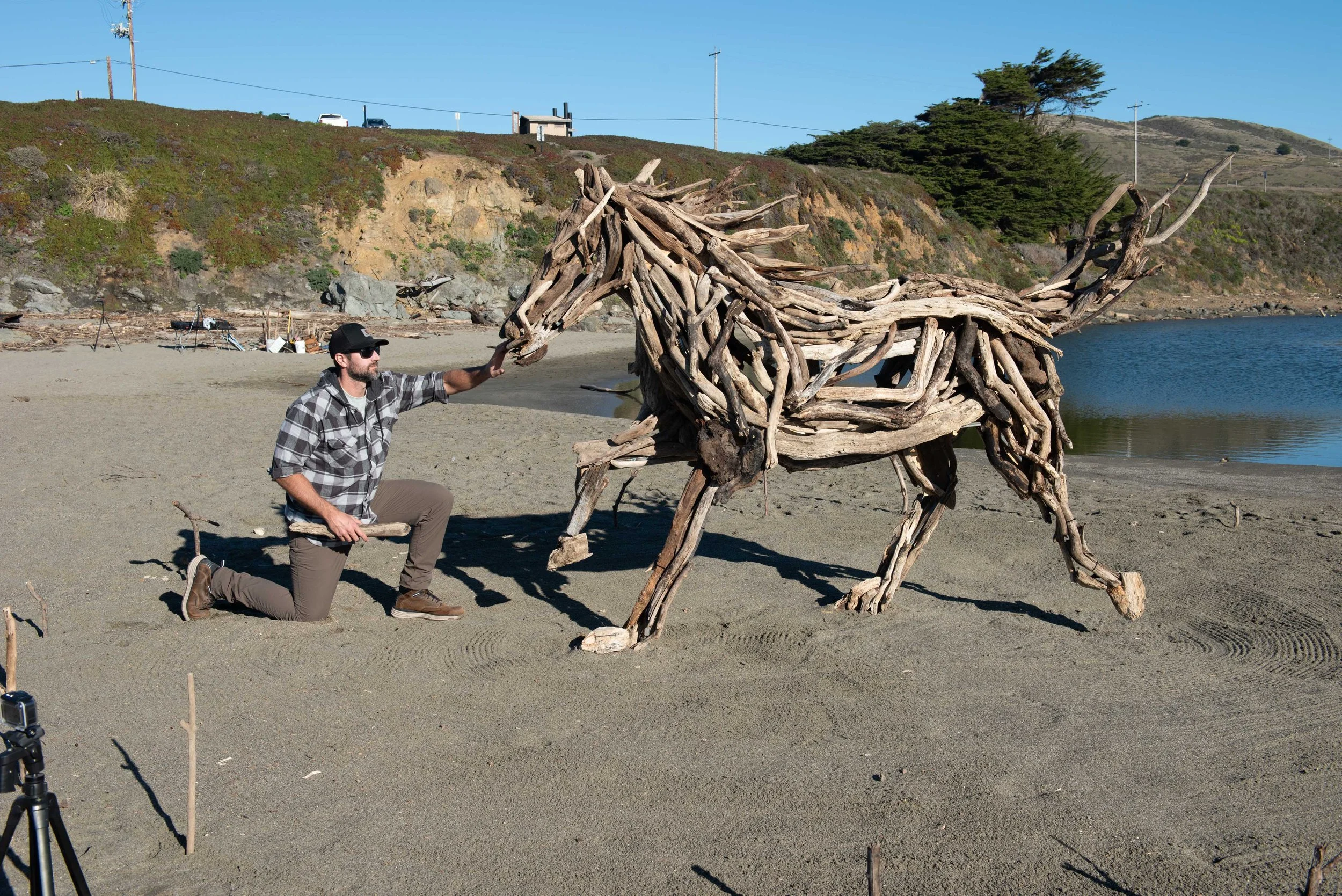 Blake McFarland Driftwood Horse BM sculptures