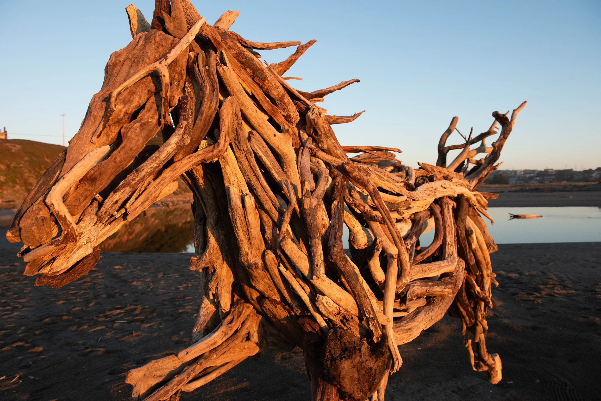 Blake McFarland Driftwood Horse BM sculptures