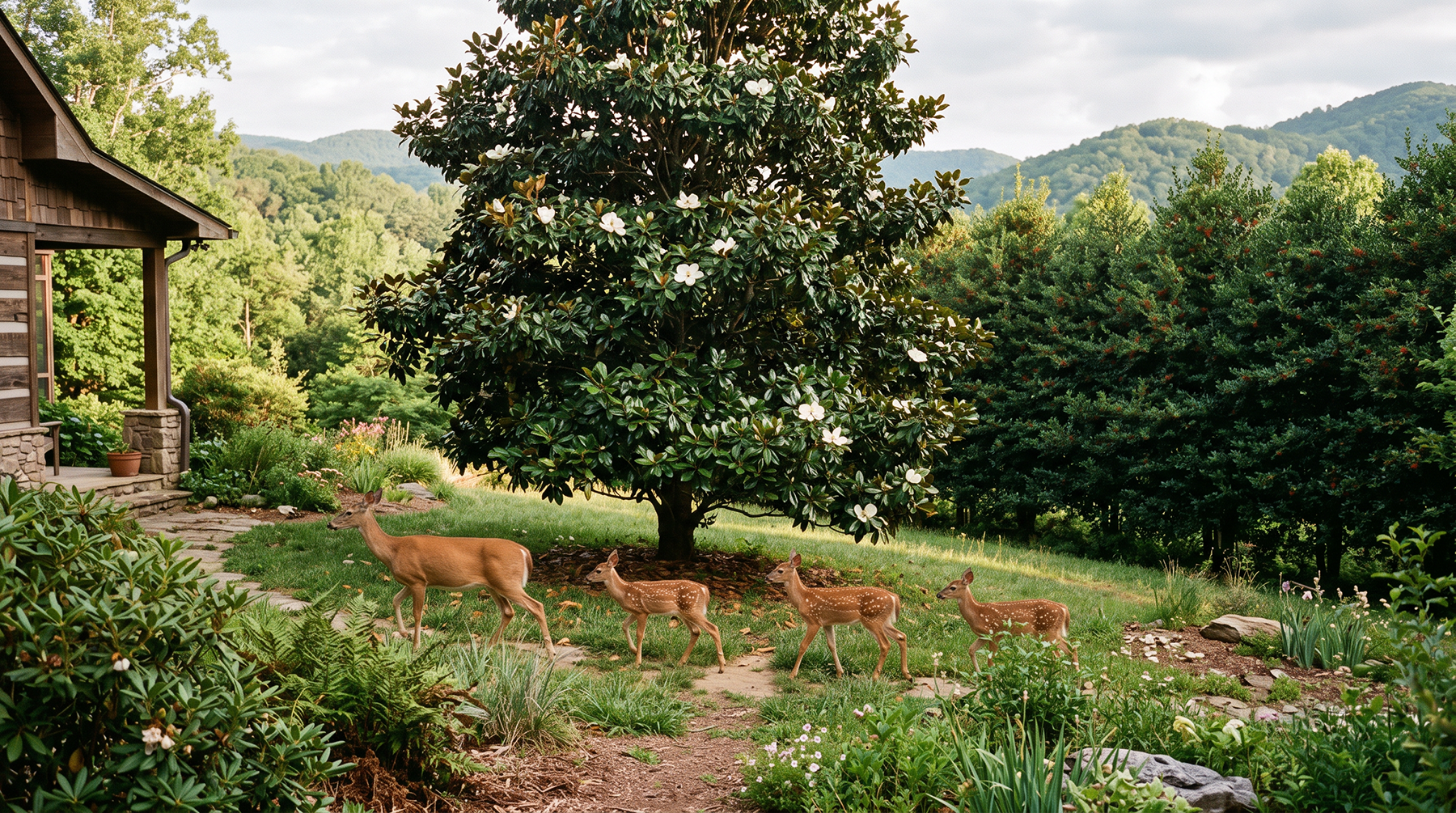 Deer-Resistant Evergreen Trees for Privacy in Western North Carolina