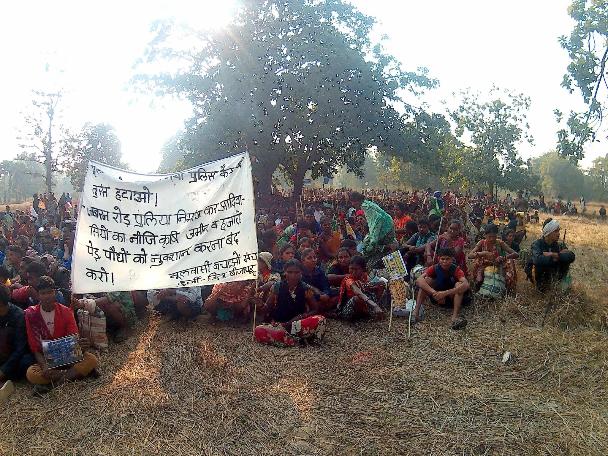 Burji Protest Site, 2022 (courtesy Malini Subramaniam)