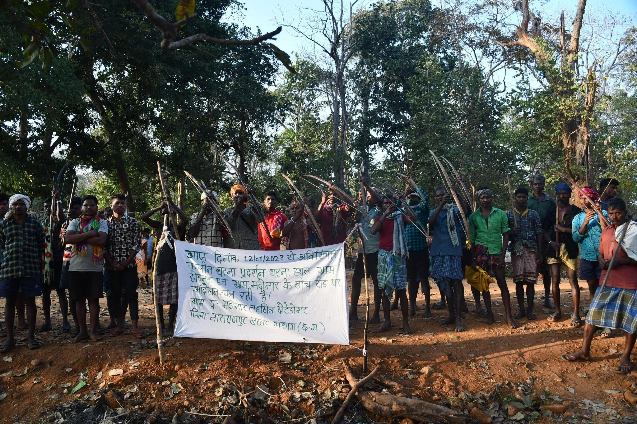 Madhonar Protest, 2022 (courtesy Malini Subramaniam)