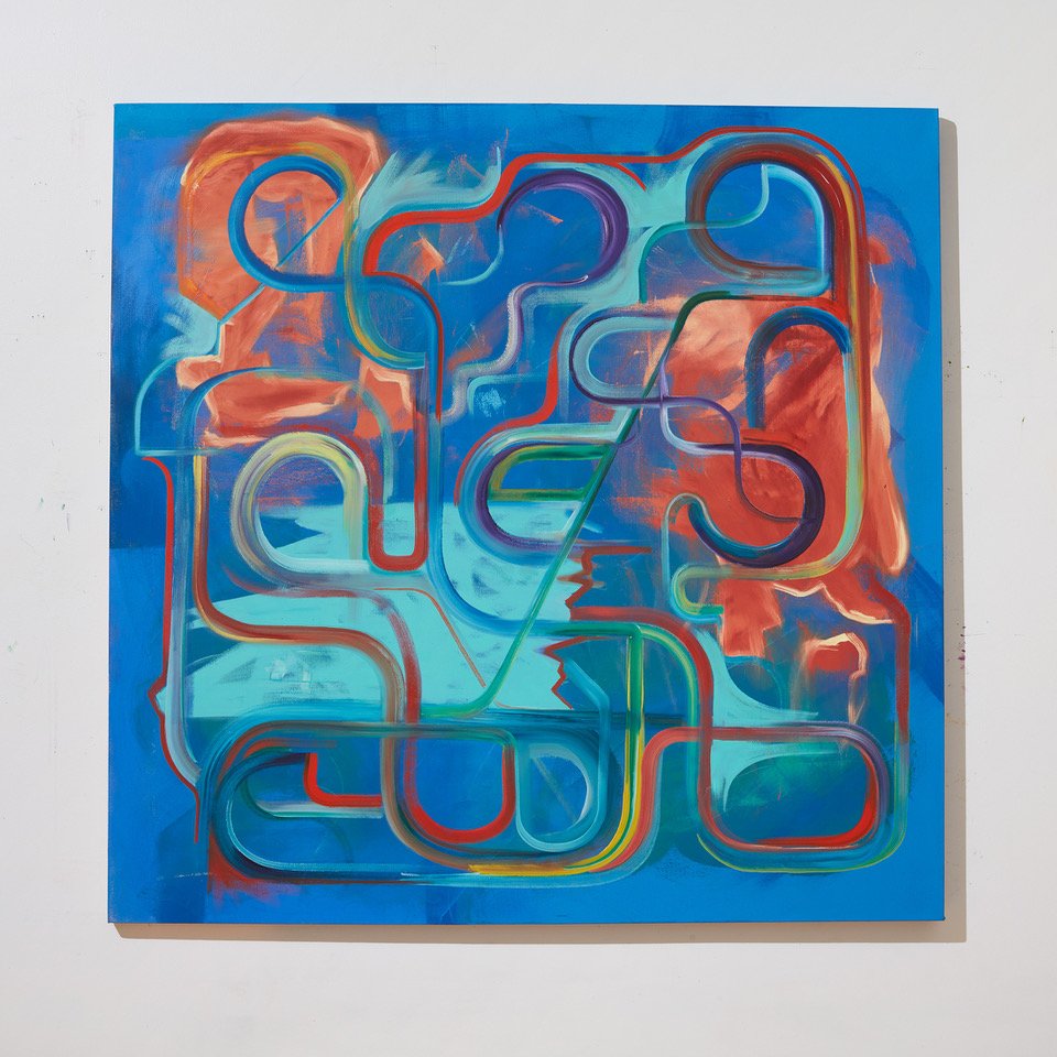 Oil on canvas | 56" x 57" | 2018