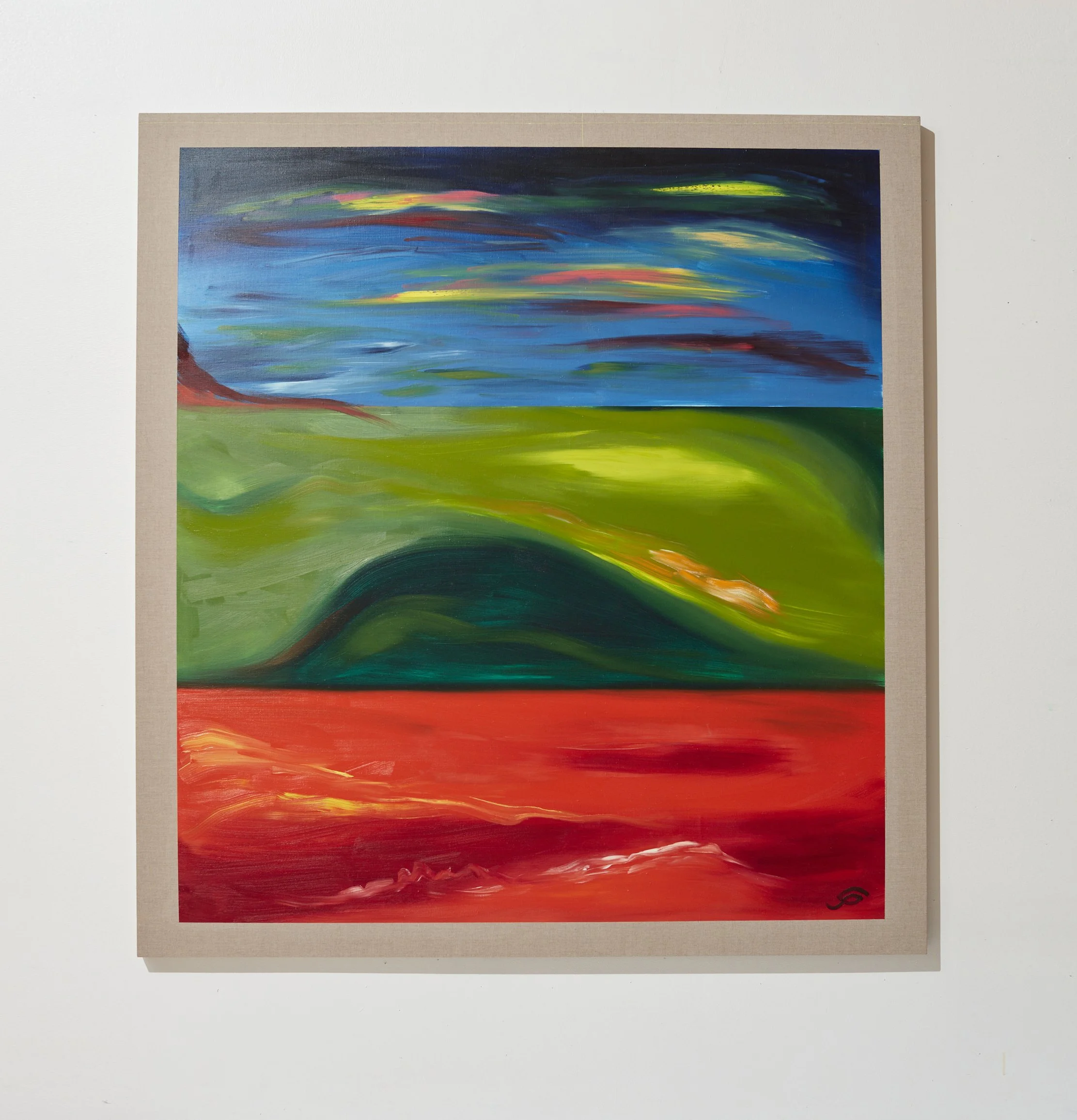 Oil on Linen 56"x60" 2022 