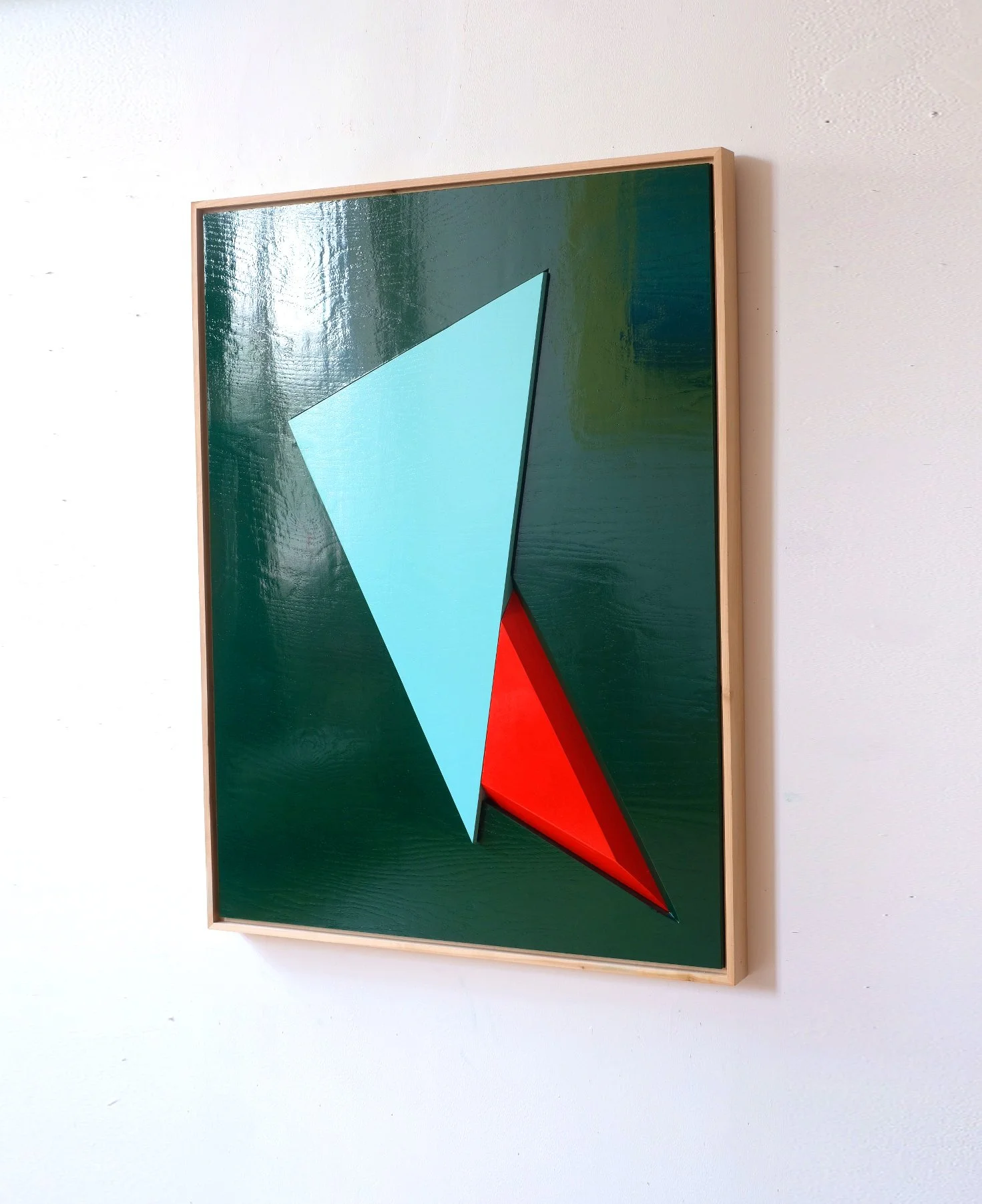 Enamel on Oak & Birch 36"x48" 2022