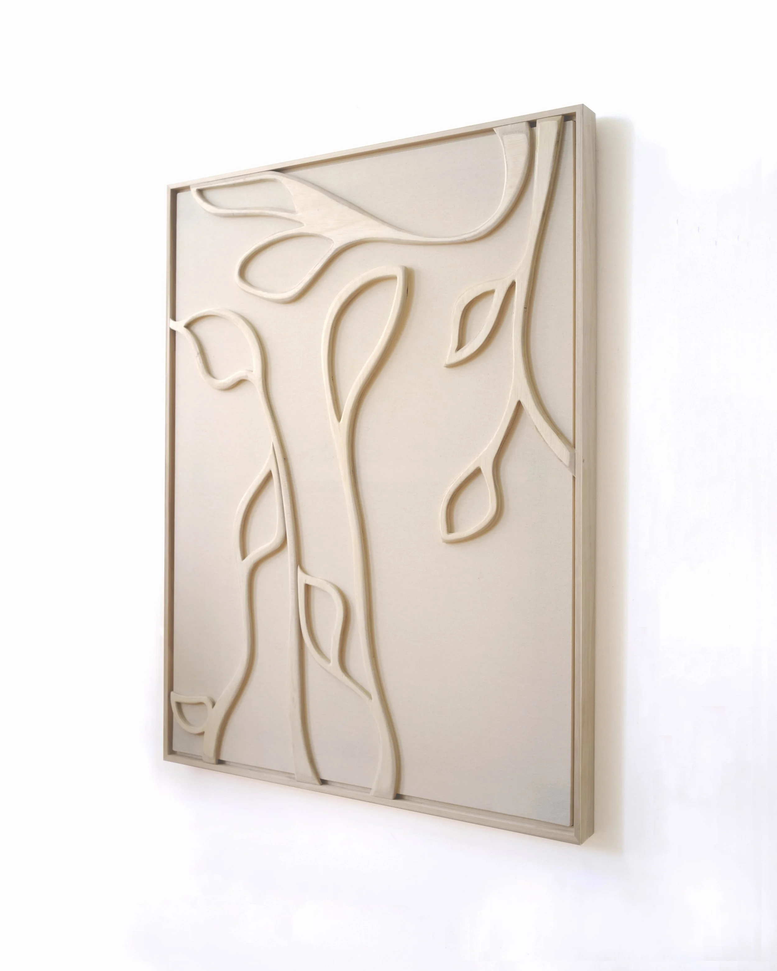 Wood on canvas | 50" x 40" | 2019