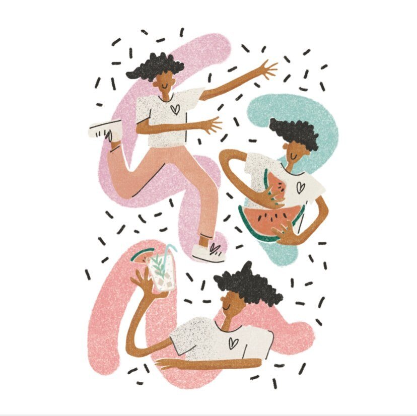 I loved creating this illustration for @motability_lifestyle_magazine to go alongside an article talking about how to prevent burnout in the new year. I personally feel like I&rsquo;m still not quite at the &lsquo;new year&rsquo; (new me) vibes yet, 