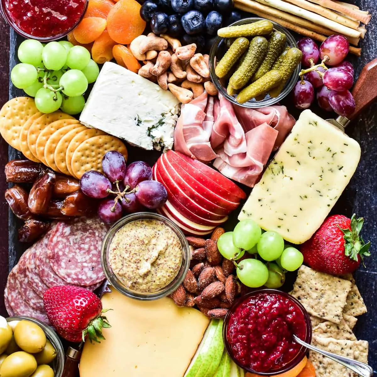 If you are looking to impress at your wedding reception then try a “Charcuterie Table” that will look classy and impressive!